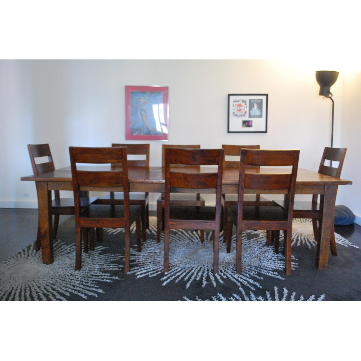 Crate & Barrel Basque Dining Table - image-3