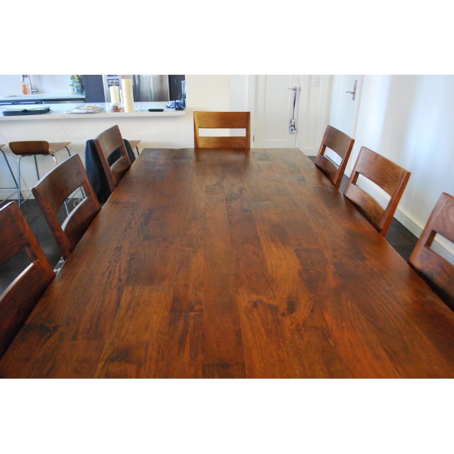 Crate & Barrel Basque Dining Table - image-4