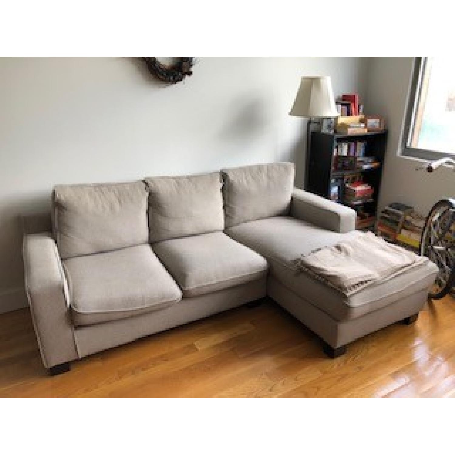 Abbyson Sectional Sofa w/ Chaise Lounge - image-1