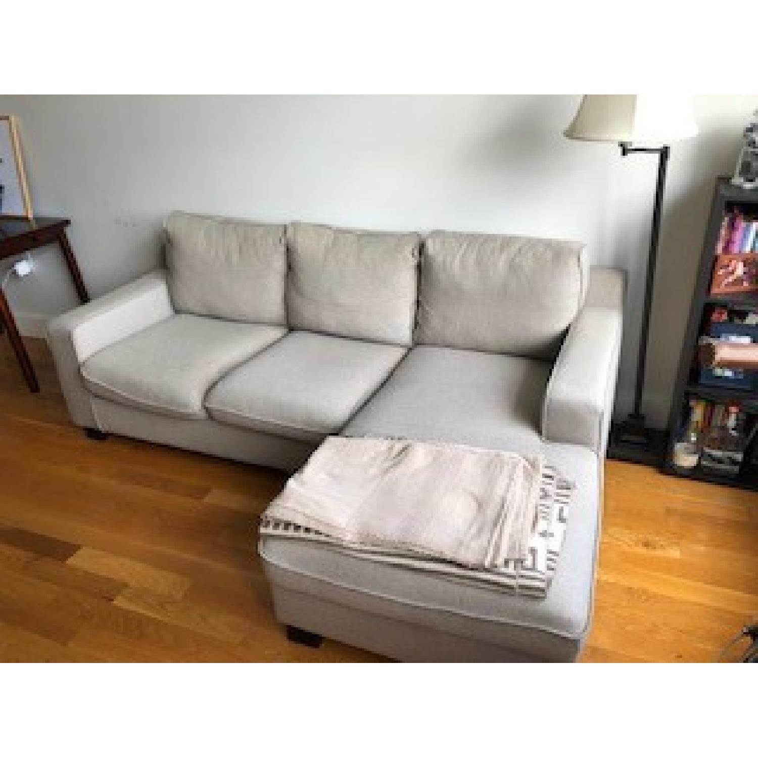 Abbyson Sectional Sofa w/ Chaise Lounge - image-2