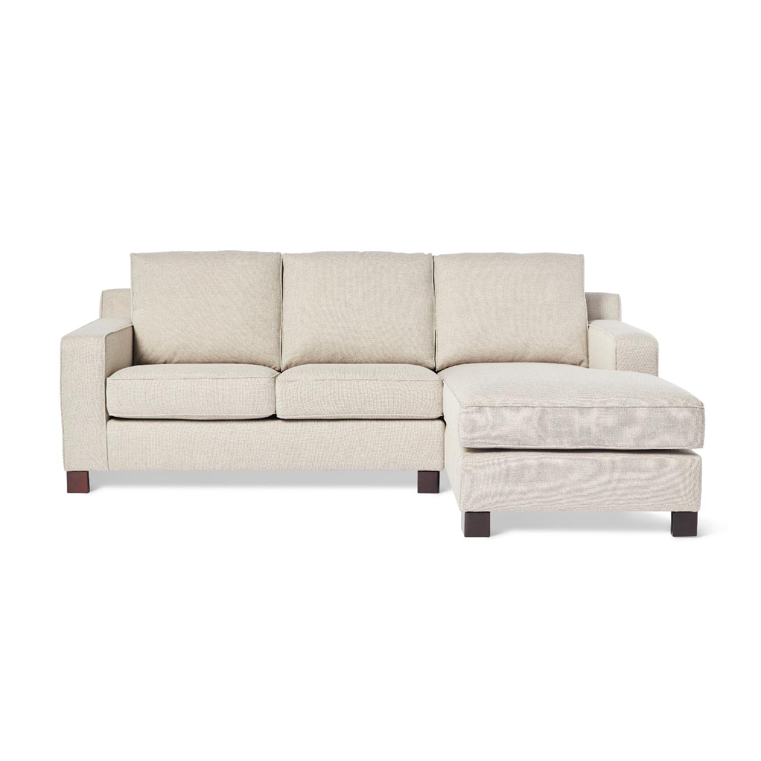 Abbyson Sectional Sofa w/ Chaise Lounge - image-0