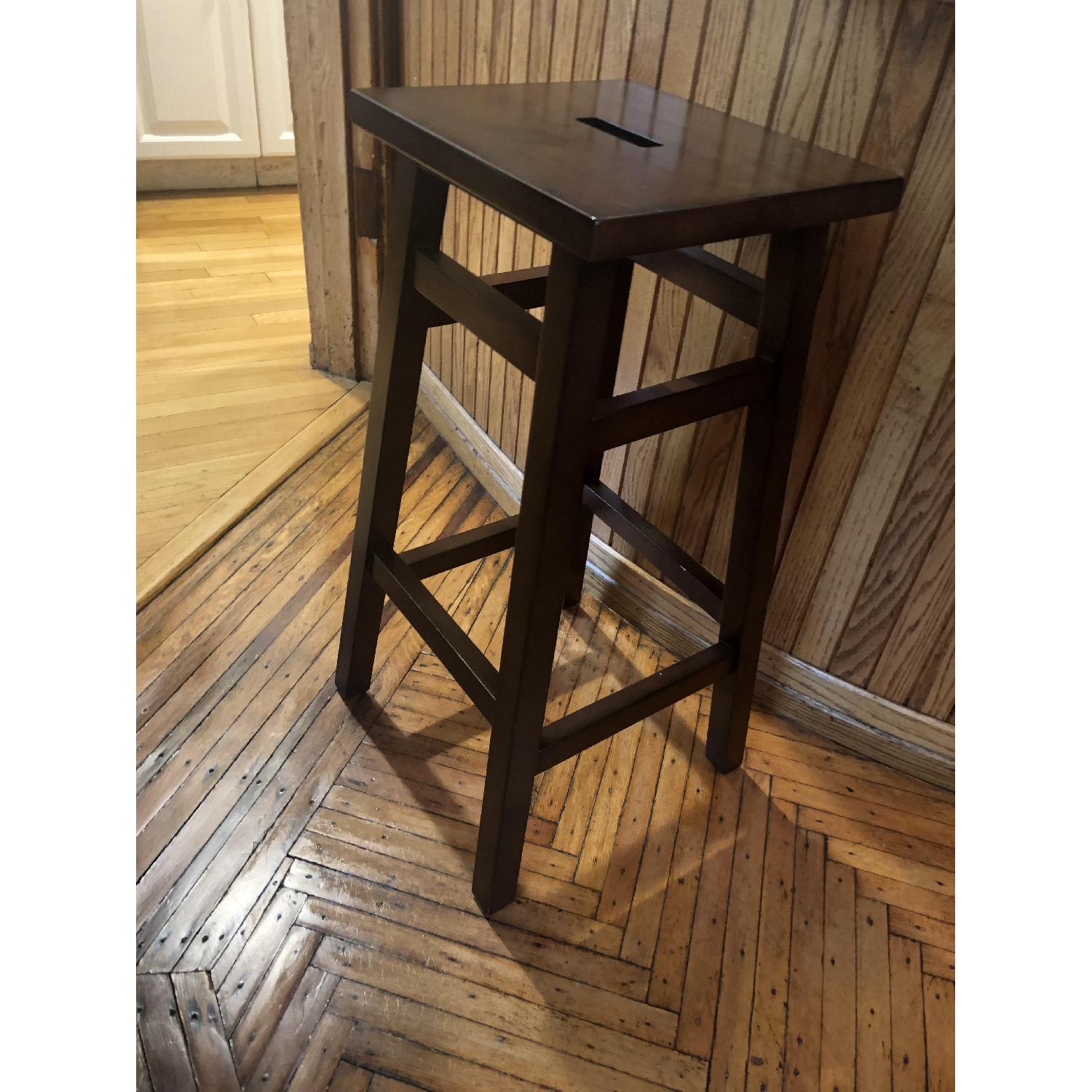 Brown Barn Style Bar Stools - image-2