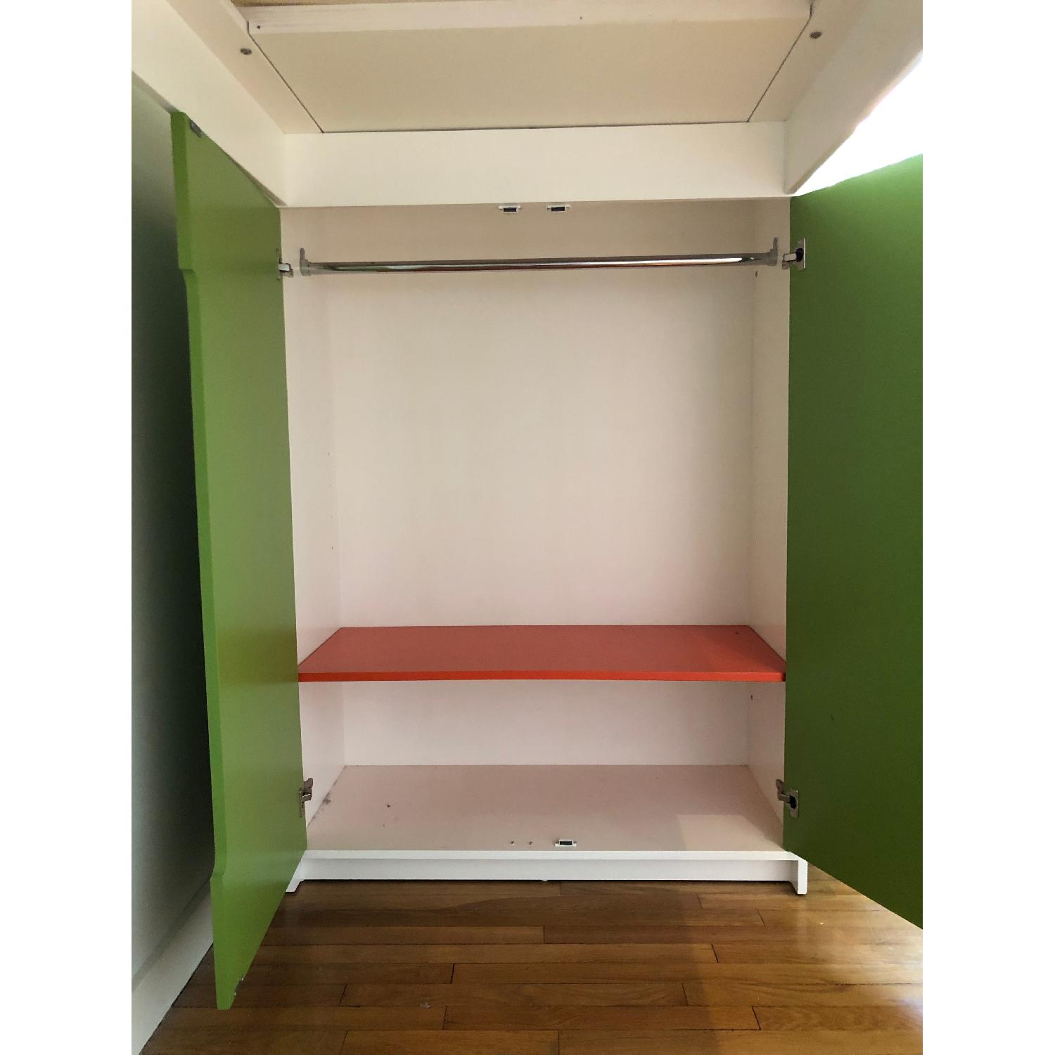 DucDuc Kids Alex Loft Bed w/ Built-in Armoire - image-4
