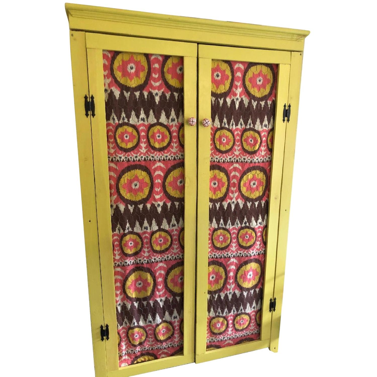 Handmade Reclaimed Wood Pantry Cabinet - image-0