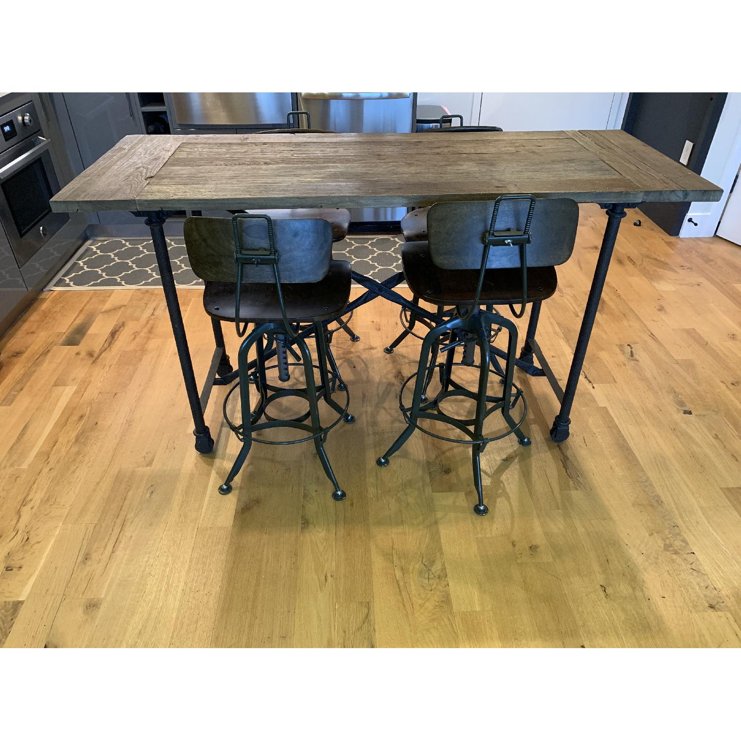 Restoration Hardware 1940's Vintage Toledo Bar Chairs - image-3