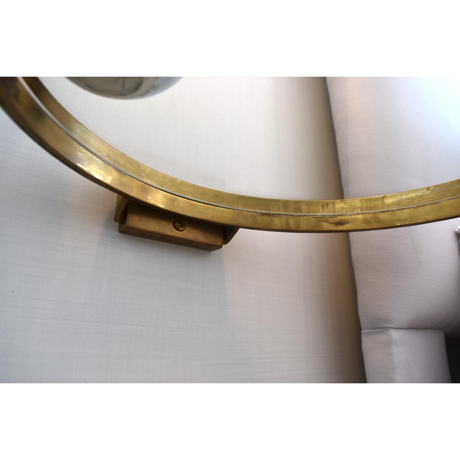 Custom Floating Brass Bedside Tables - image-4