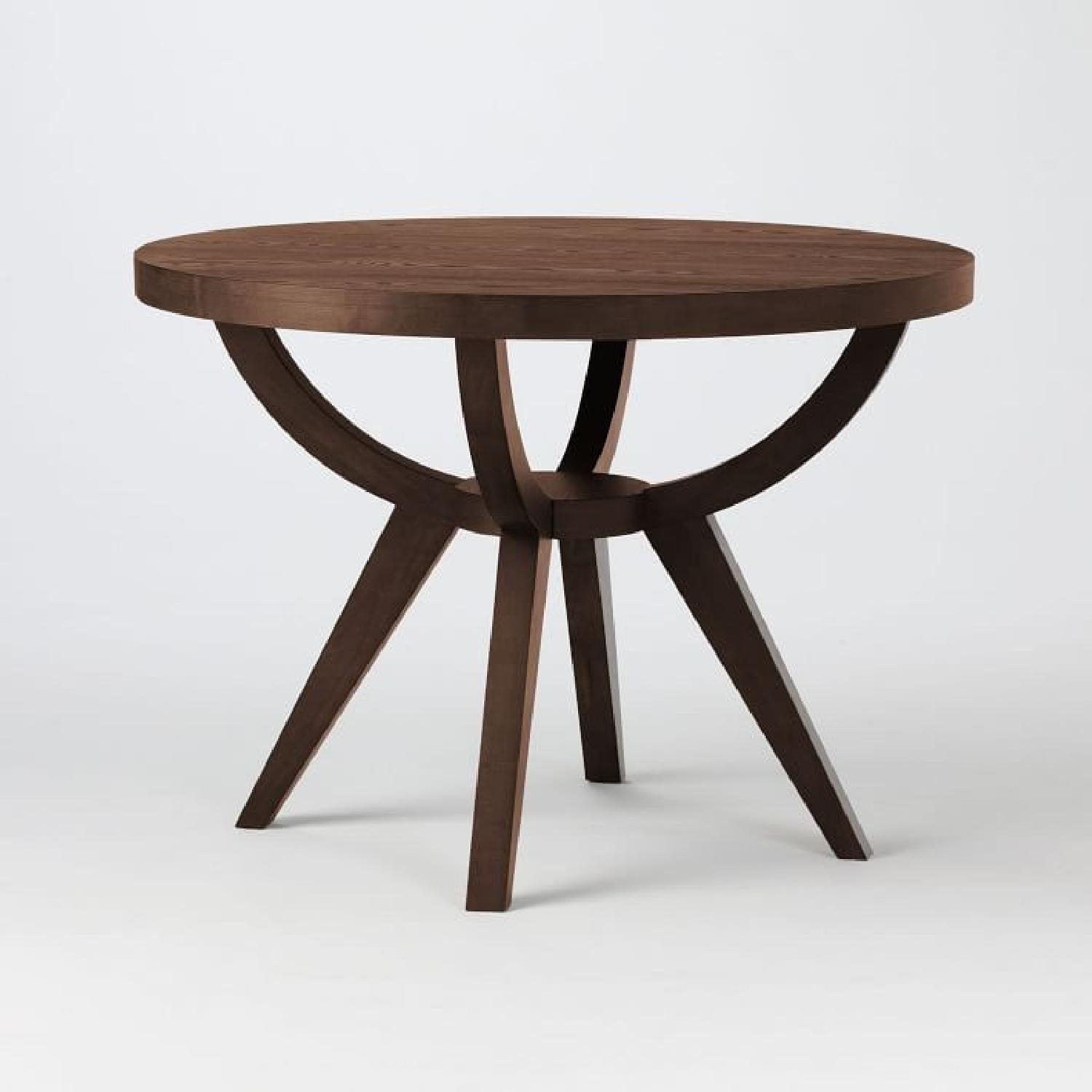 West Elm Round Dining Table w/ 4 Chairs - image-4