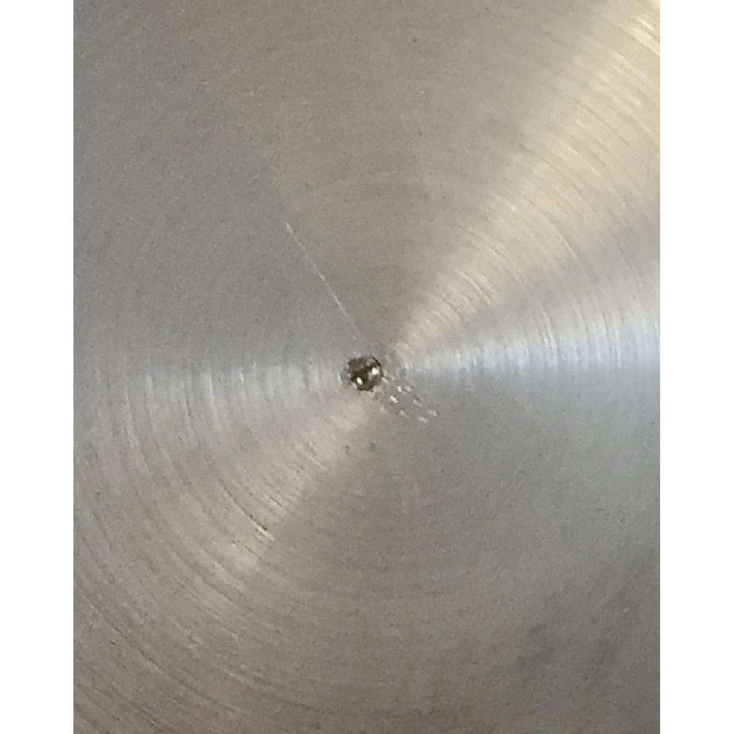 Vintage Russel Wright Spun Aluminum Cheese & Cracker Board - image-1