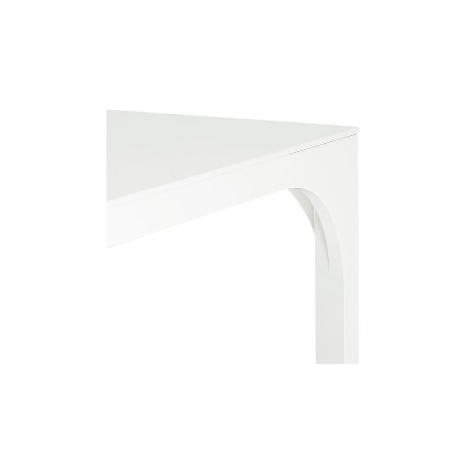 CB2 Aqua Virgo White Lacquer Table - image-3