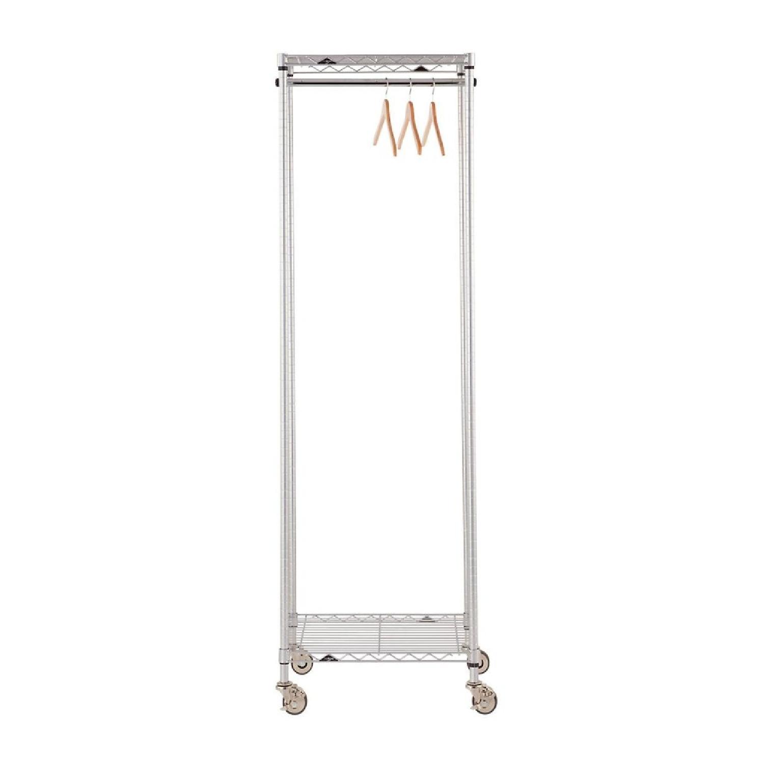 Container Store InterMetro Garment Rack AptDeco