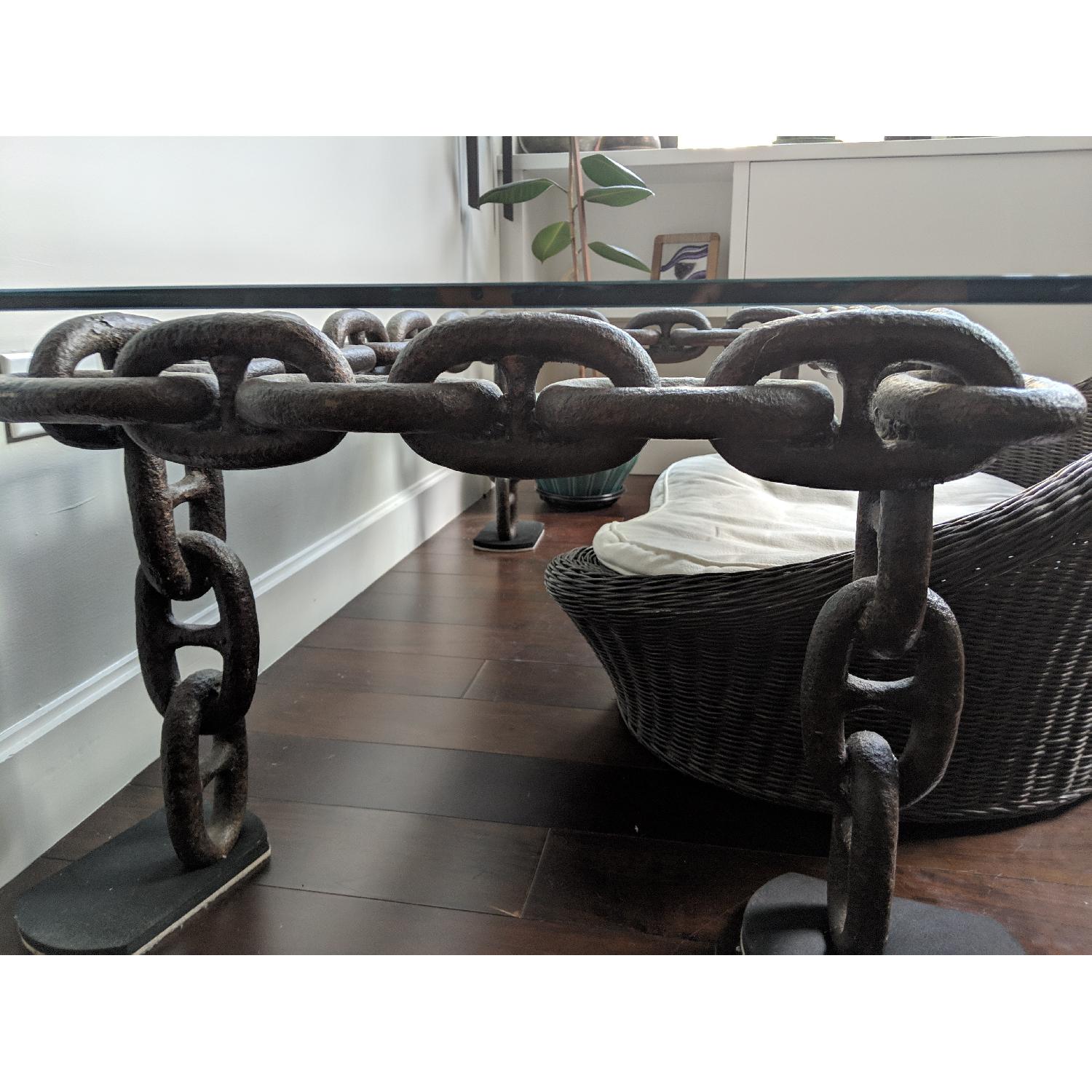 Olde Good Things Black & Glass Coffee Table - image-2