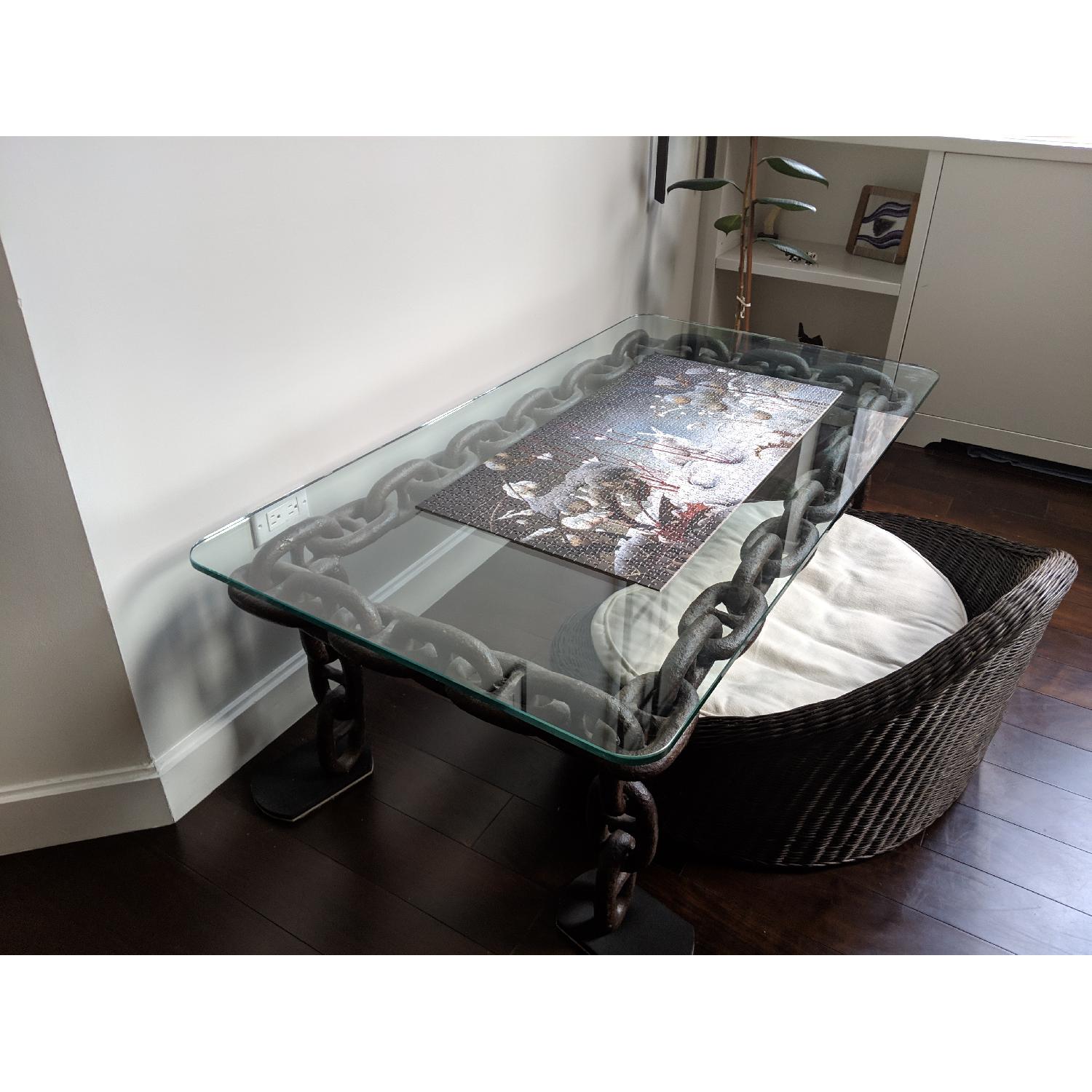Olde Good Things Black & Glass Coffee Table - image-3