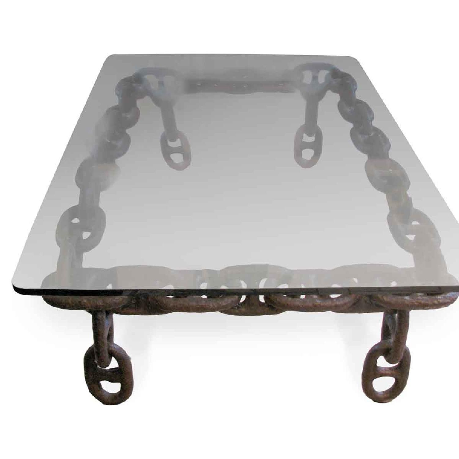 Olde Good Things Black & Glass Coffee Table - image-4