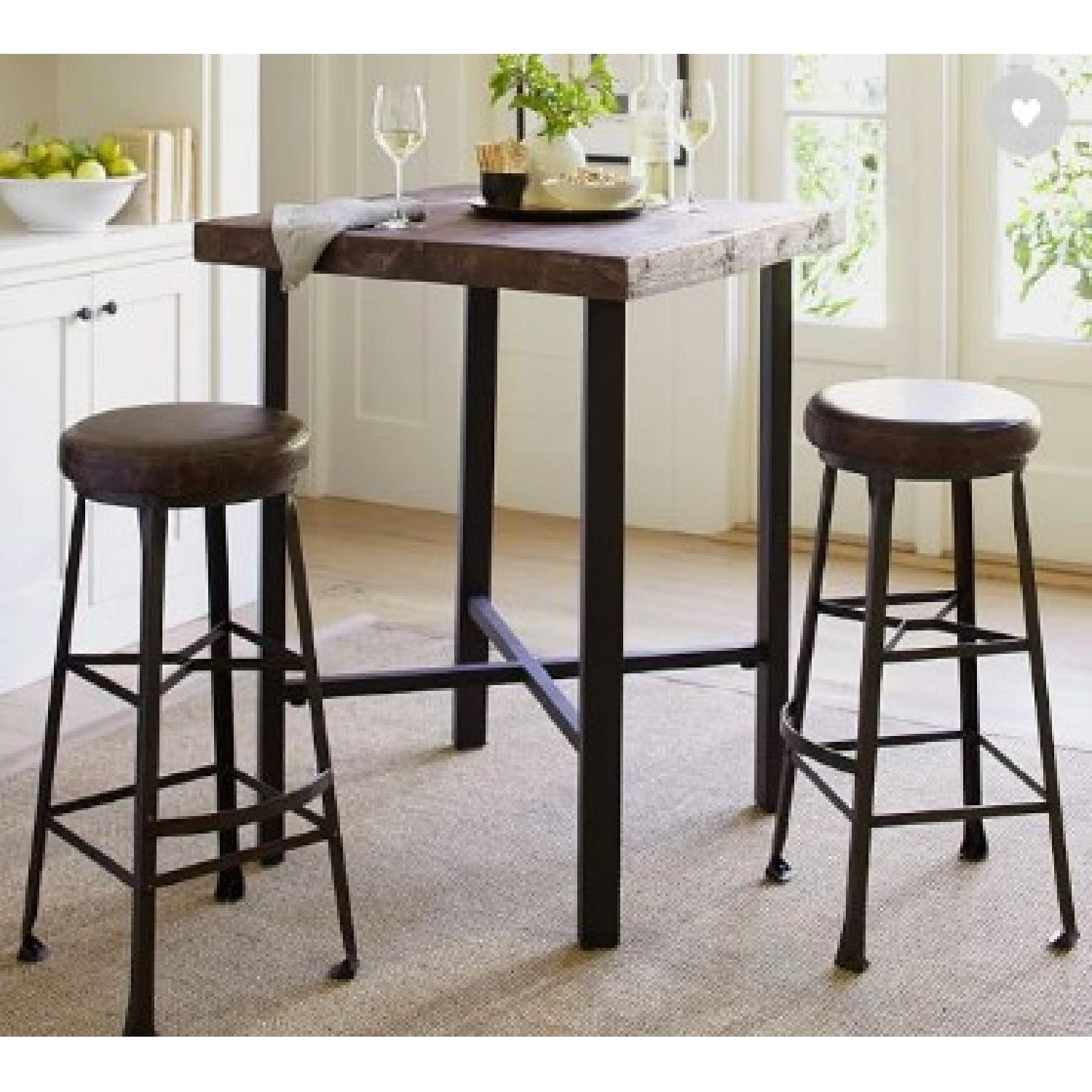 Pottery Barn Griffin Bar Table w/ 4 Stools - image-1