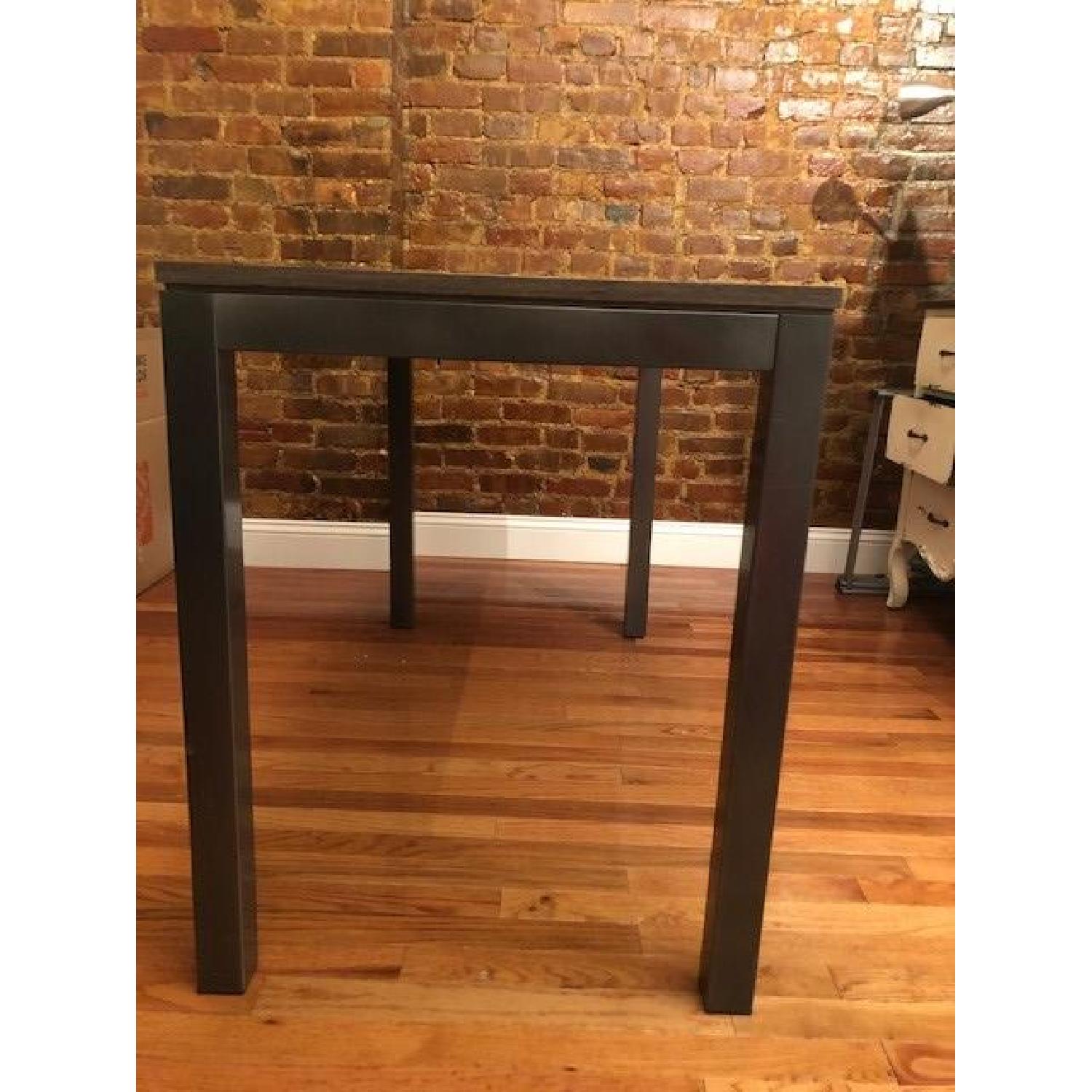 The Container Store Small Weathered Smoke Parsons Desk - image-2