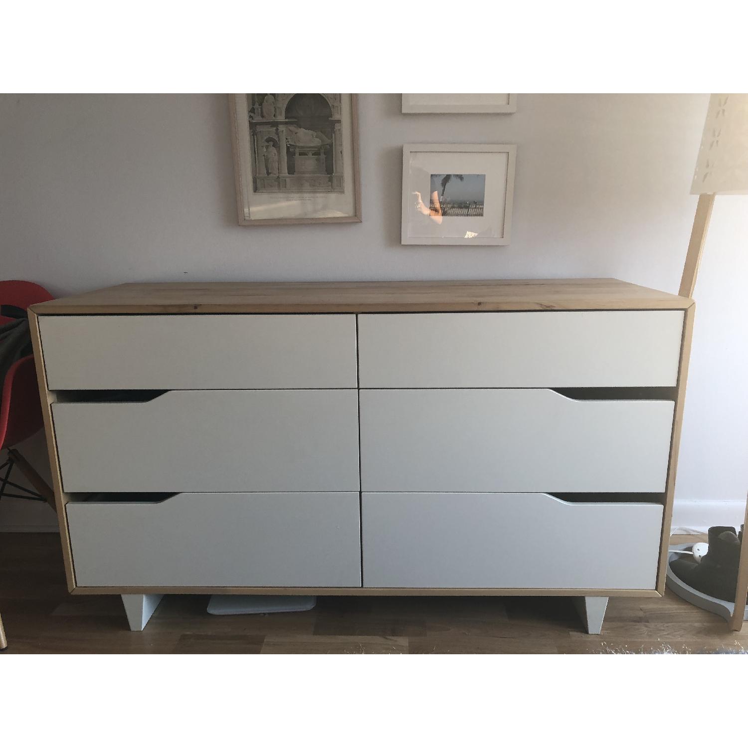 Ikea Mandal 6 Drawer Dresser AptDeco