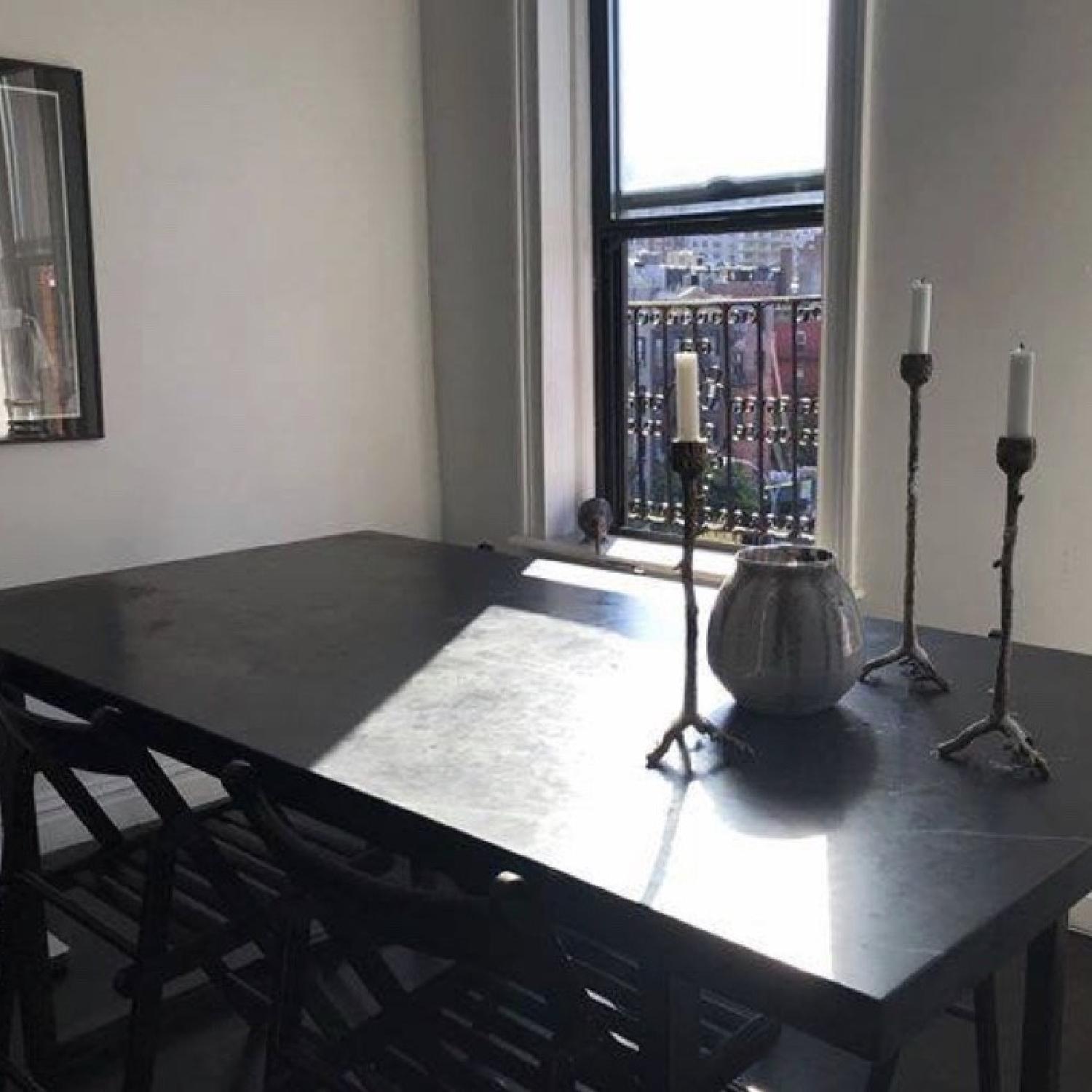 Restoration Hardware Marble Dining Table AptDeco