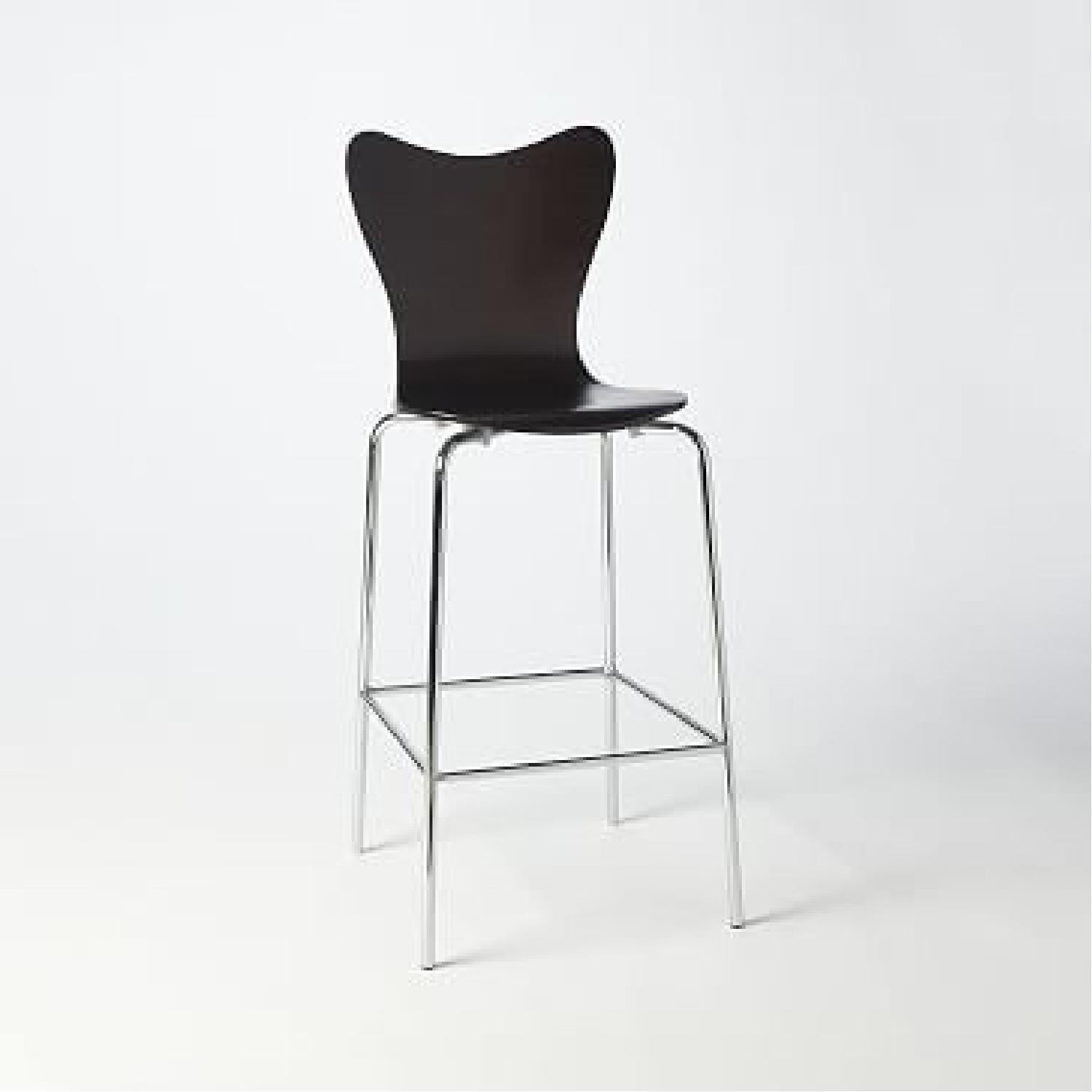 West Elm Scoop Back Bar Stools - image-1