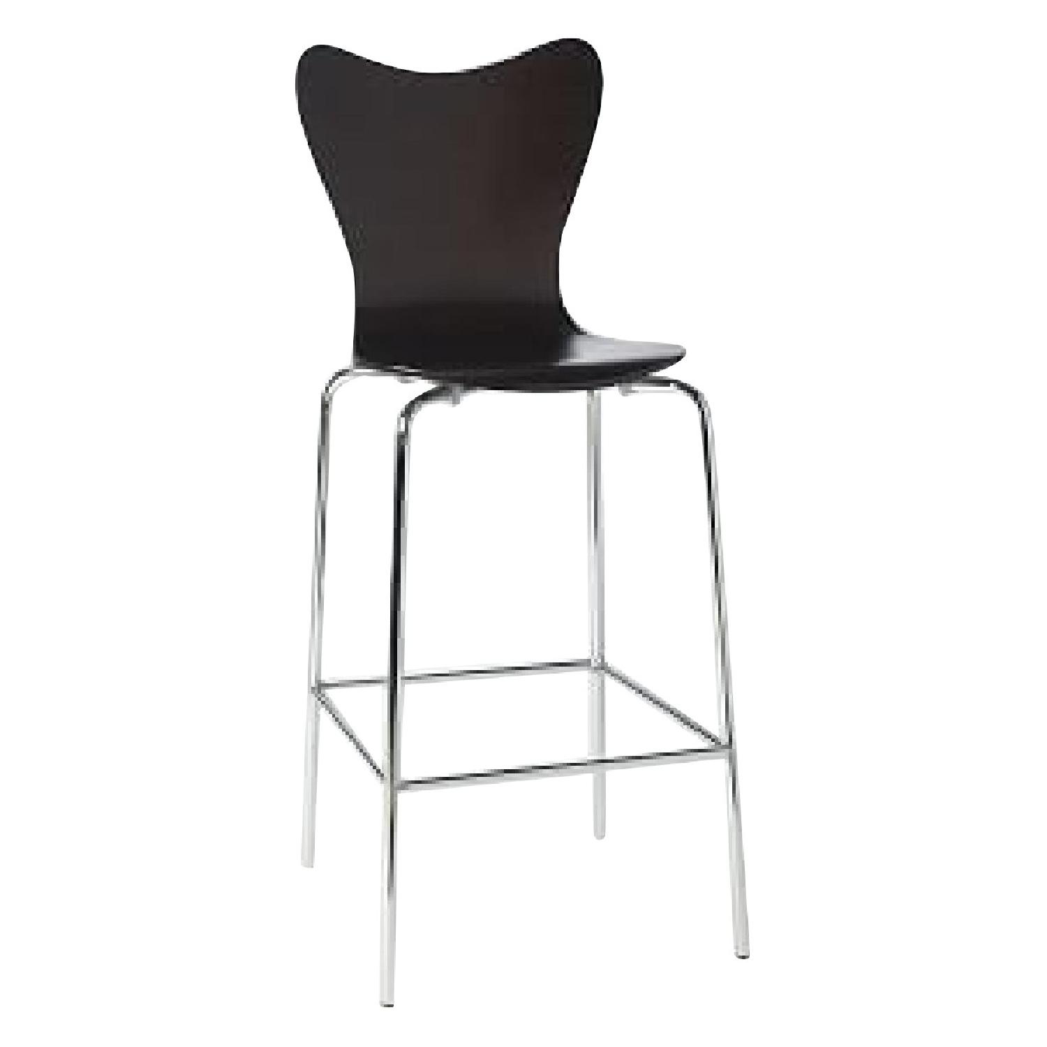 West Elm Scoop Back Bar Stools - image-0