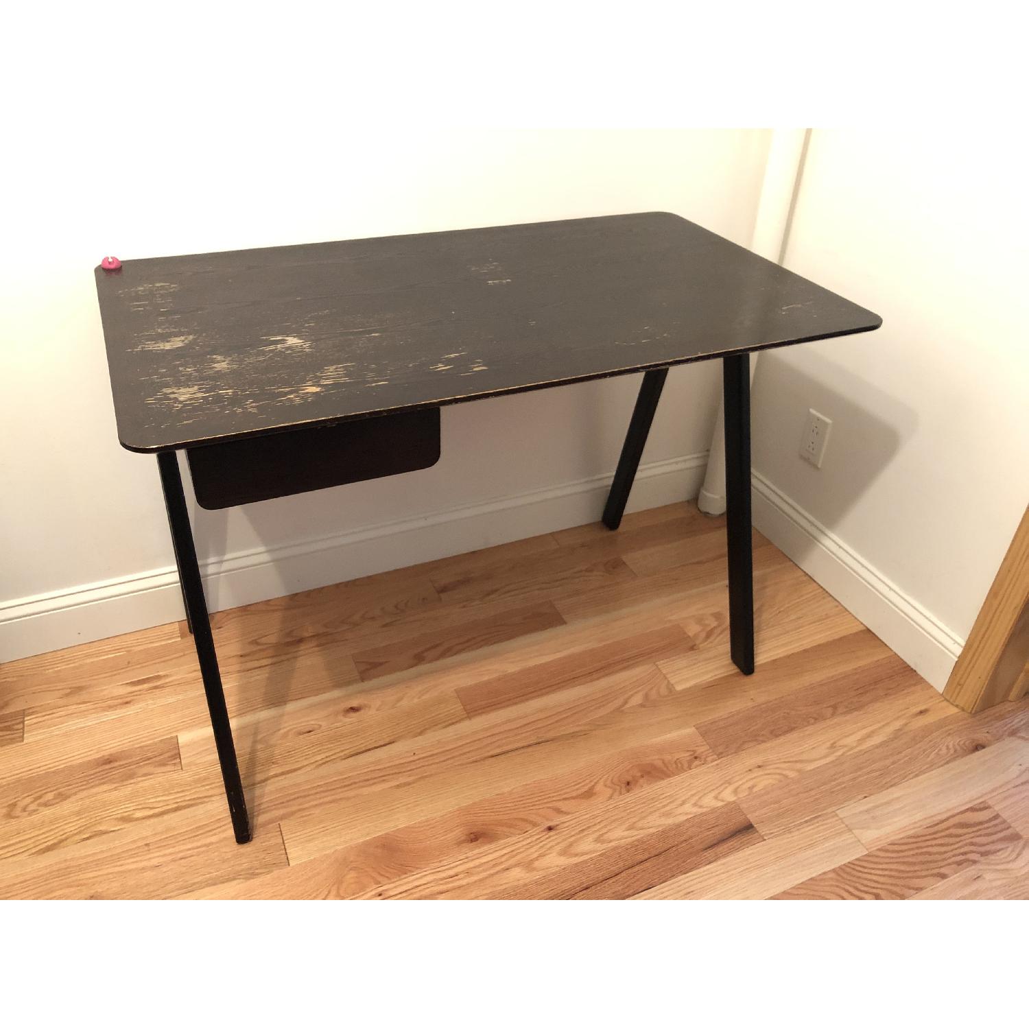 Blu Dot Stash Desk in Graphite on Ash - image-1