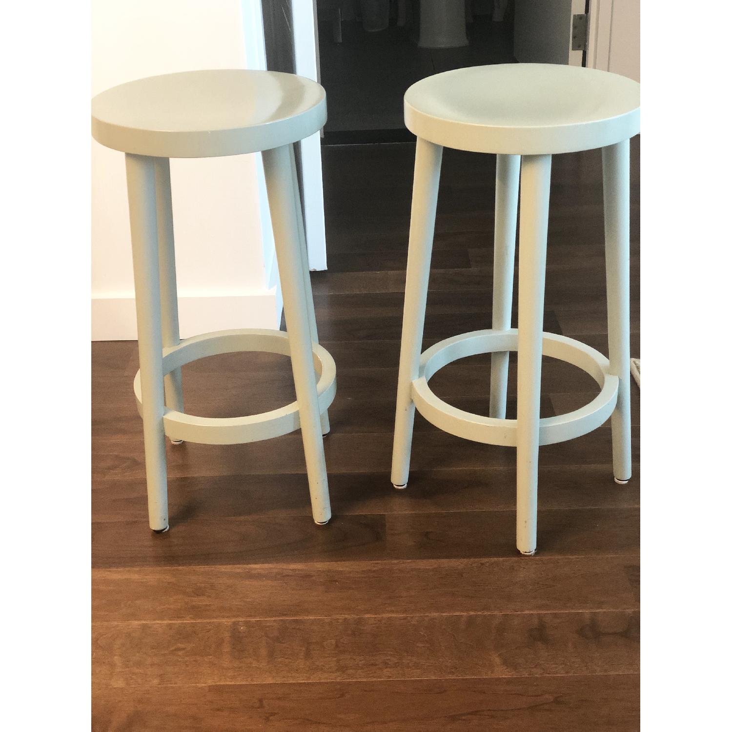 West Elm Cafe Counter Stools in Oregano - image-2