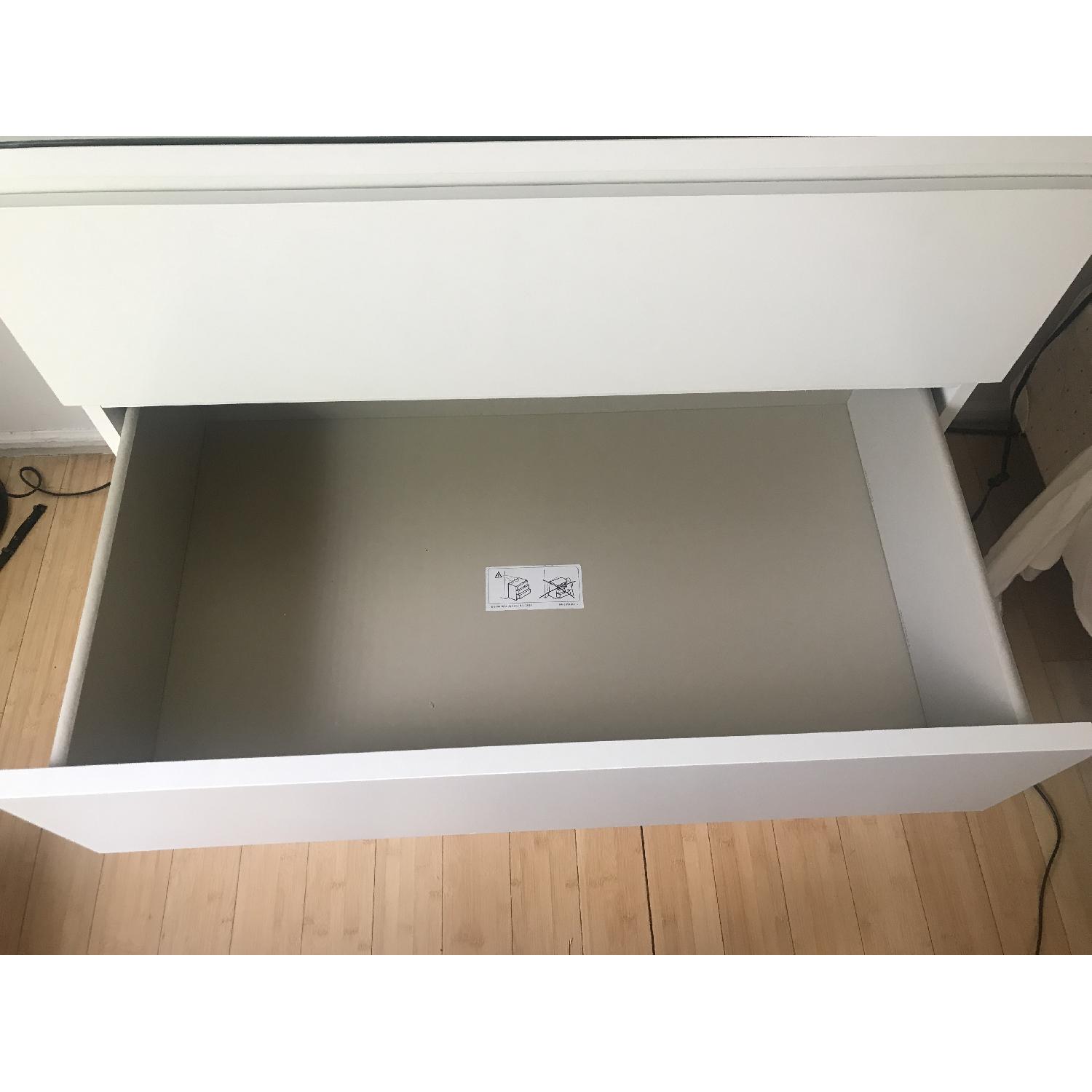 Ikea Malm 4-Drawer Chest w/ Glass Top - image-6