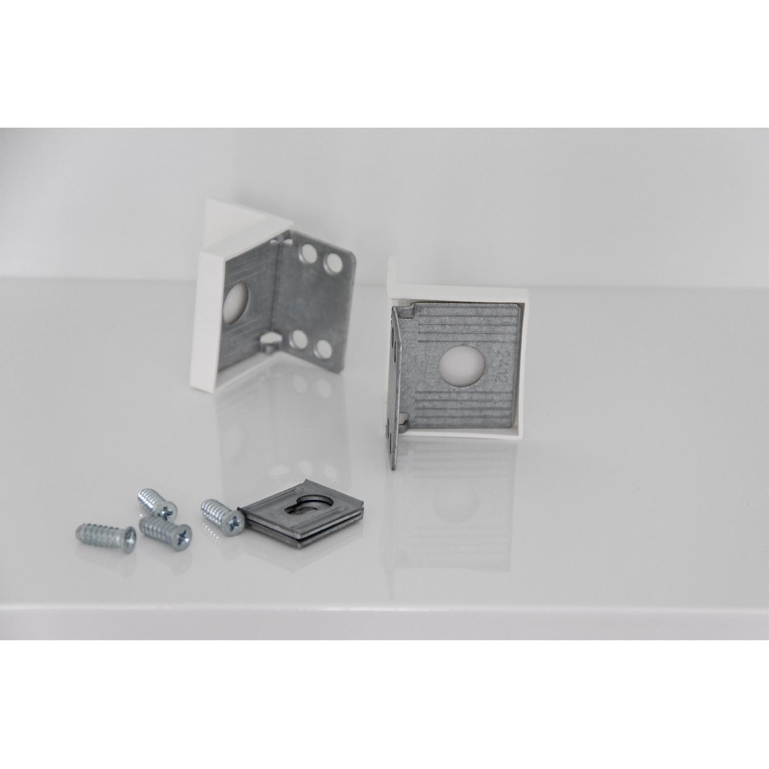 Ikea High Gloss White w/ Legs AptDeco