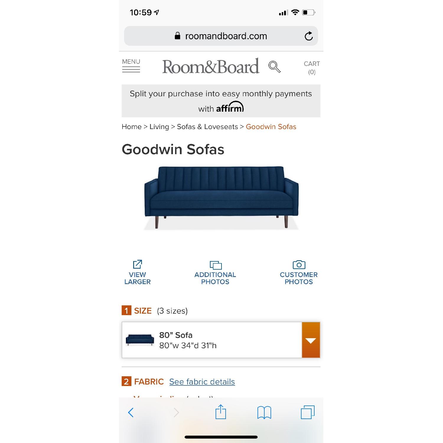 Room & Board GoodWin Sofa AptDeco