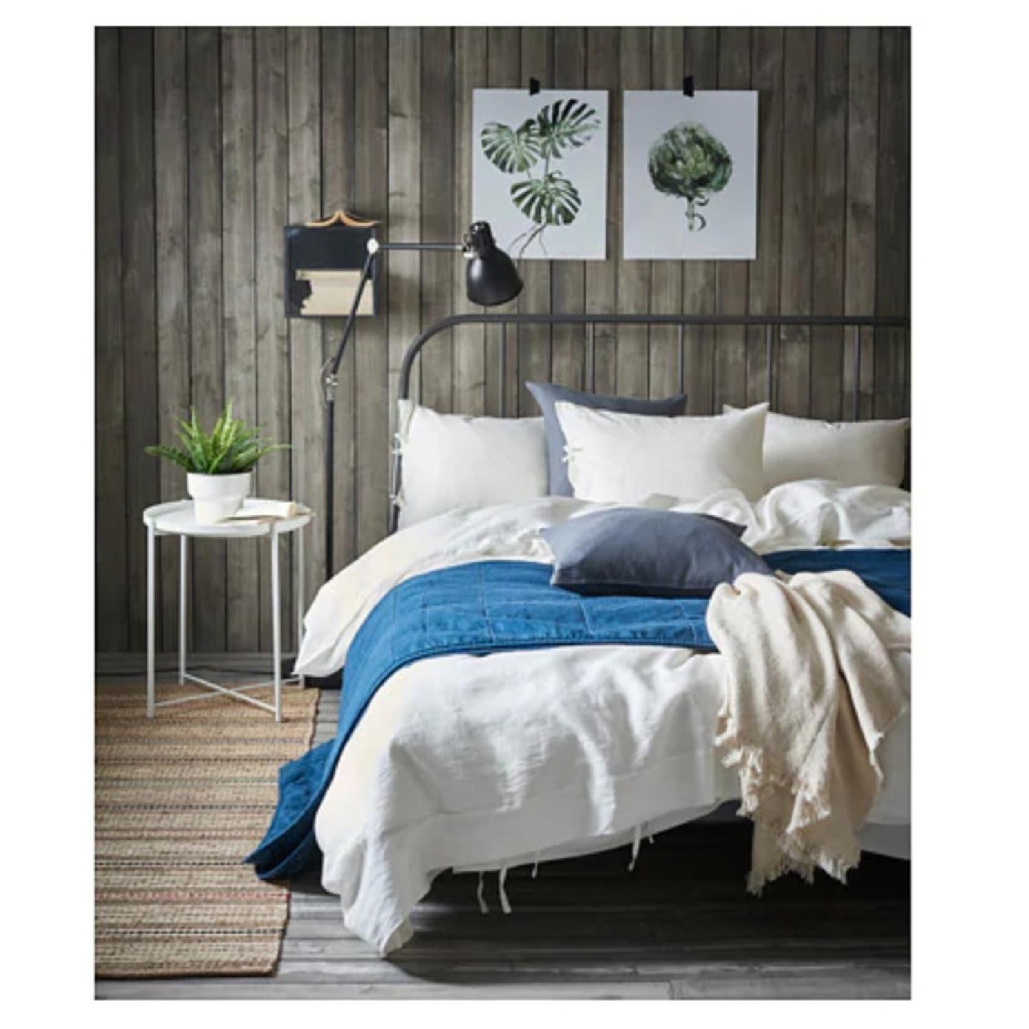 IKEA イケア KOPARDAL ダブル ベッド KOPARDAL Bed frame Gray, Full/Double - Full, Queen and King