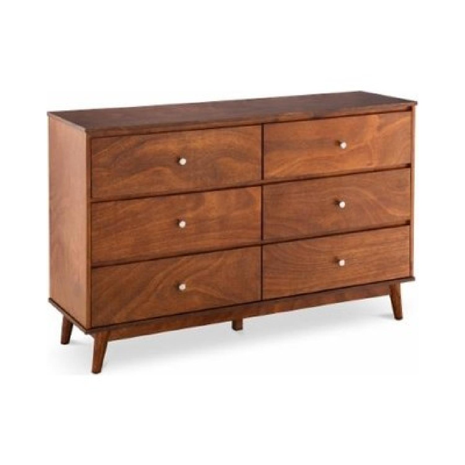 Porter MidCentury Modern 6 Drawer Dresser AptDeco