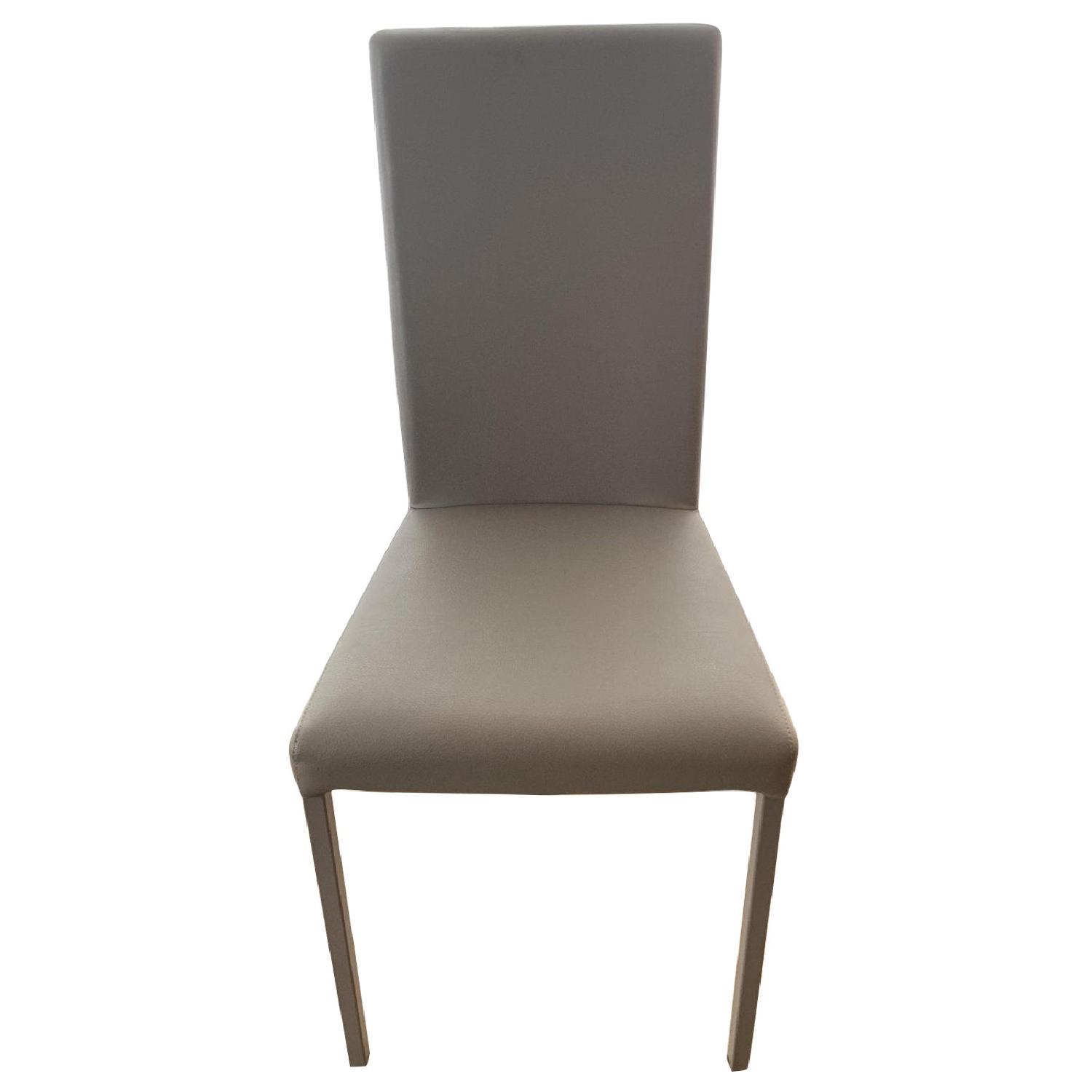 Macy's Faux Leather Dining Chair AptDeco