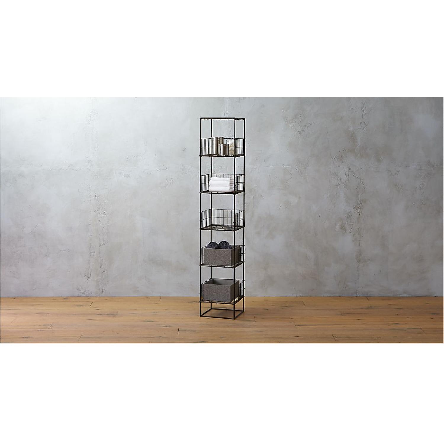 CB2 Grid Tower Multi Purpose Shelves - image-6