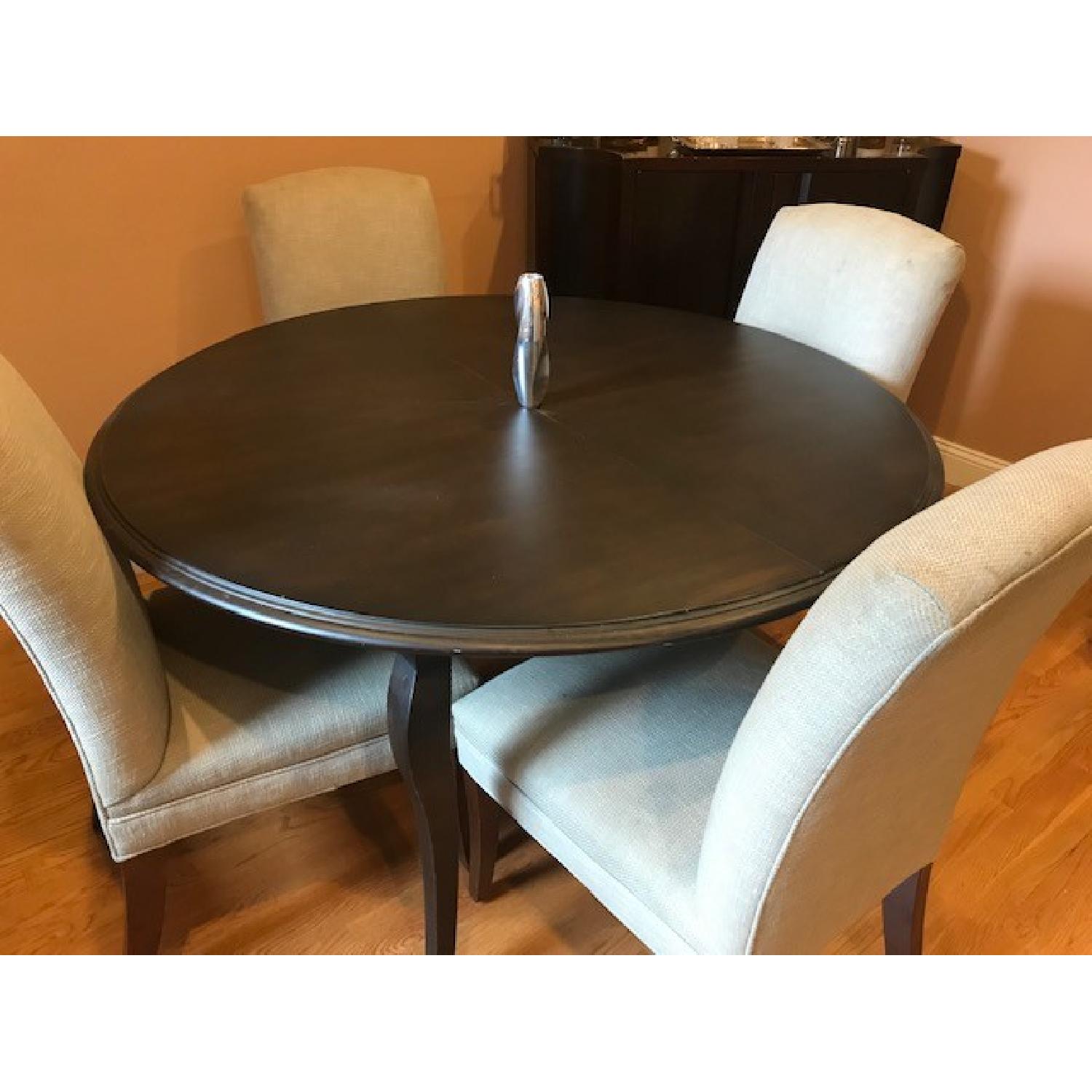 Custom Made Expandable Dining Table w/ Cabriole Legs - image-1