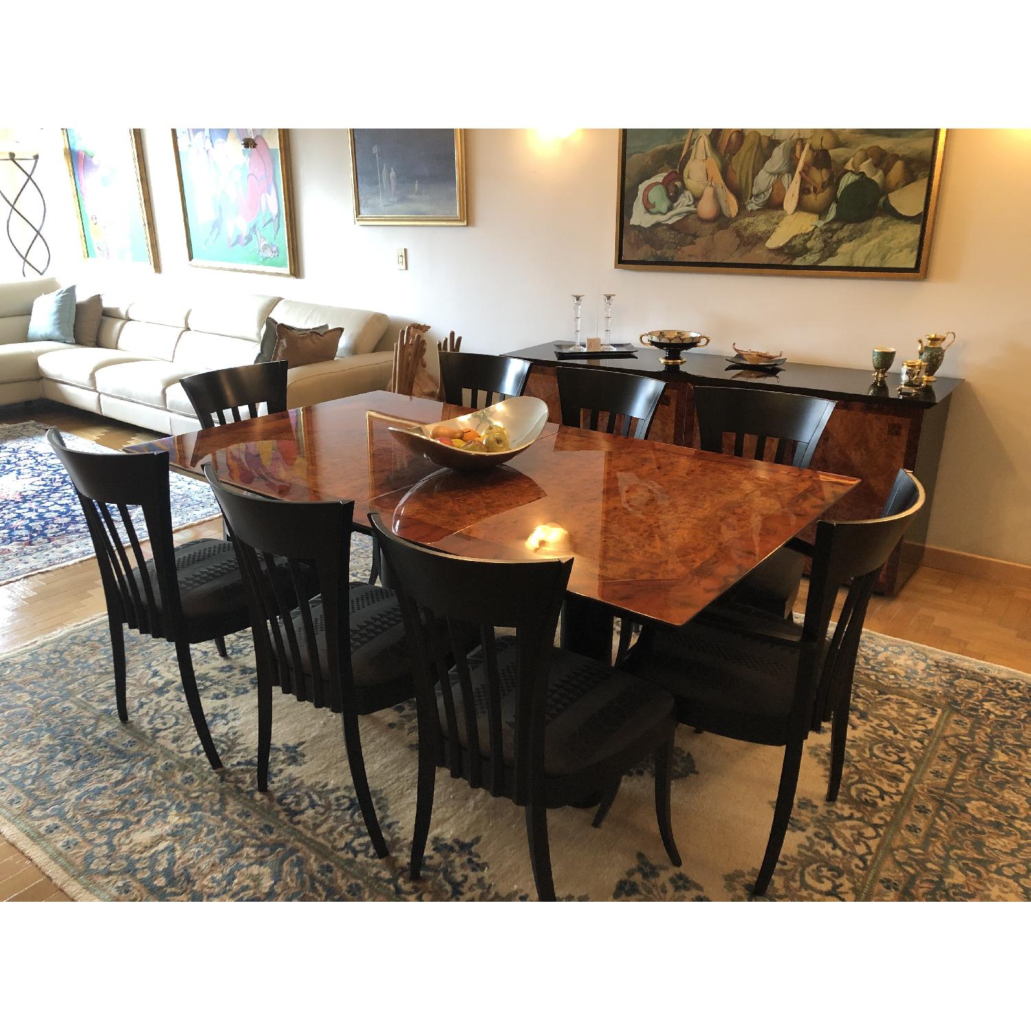 Miniforms Italian Dining Table w/ 8 Chairs - image-2