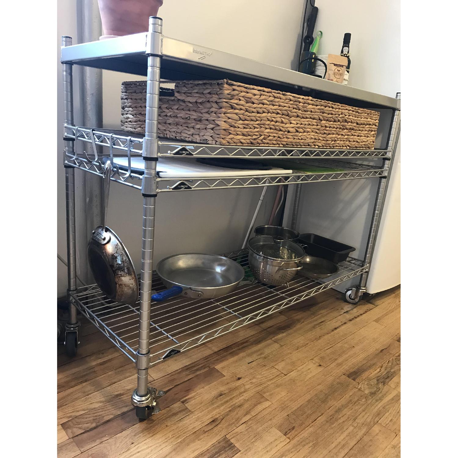 InterMetro Chrome Shelving Unit - image-2