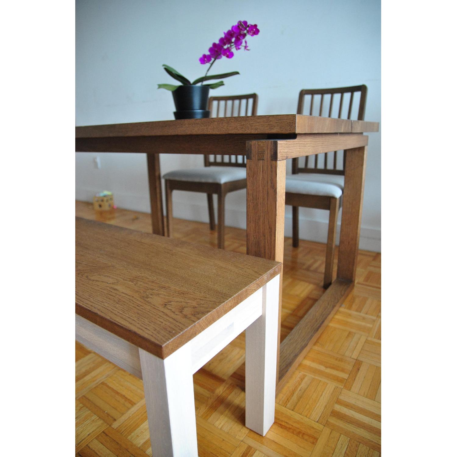 Ikea Morbylanga Oak Veneer Dining Table - image-2