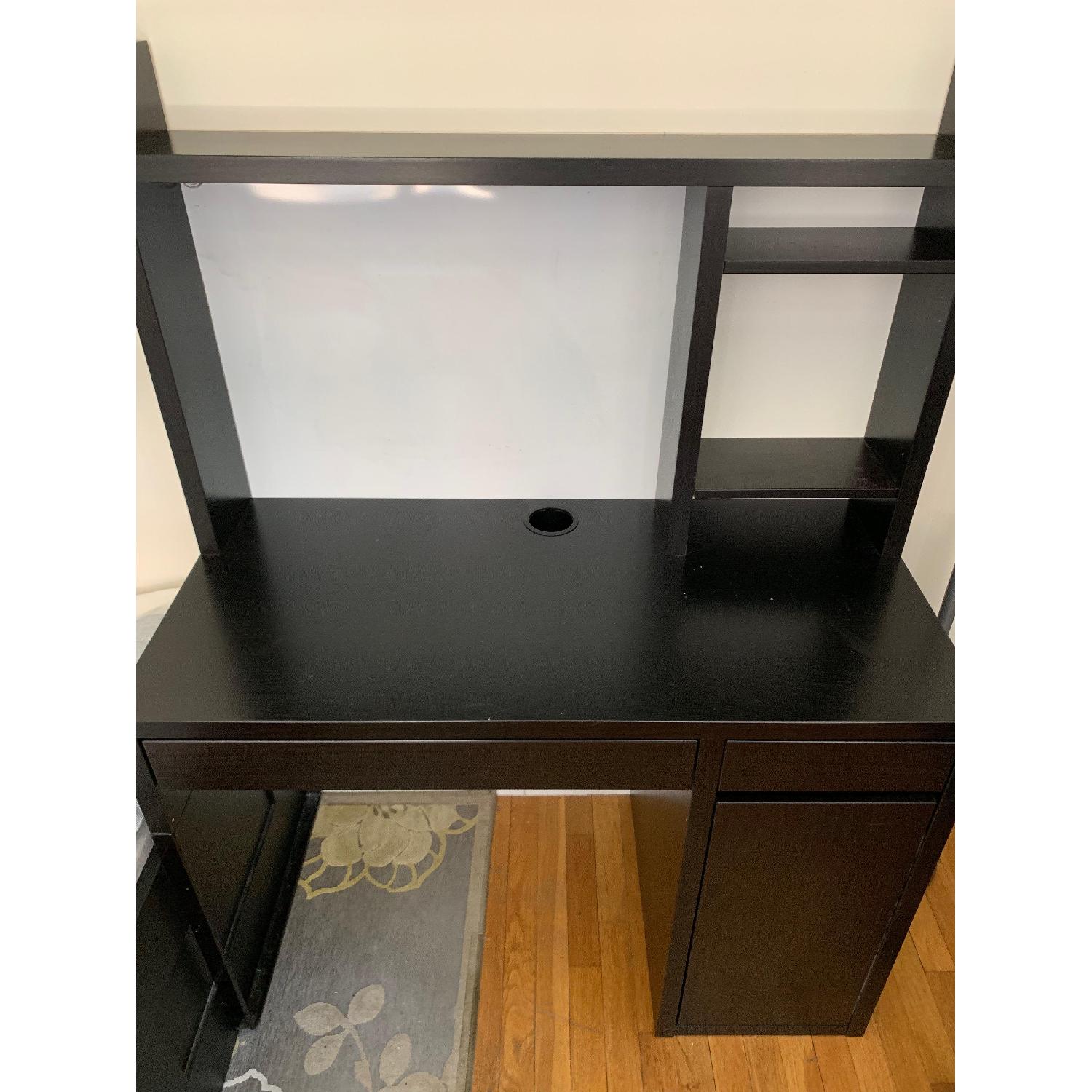 Ikea Micke Desk w/ Add On Unit - image-2