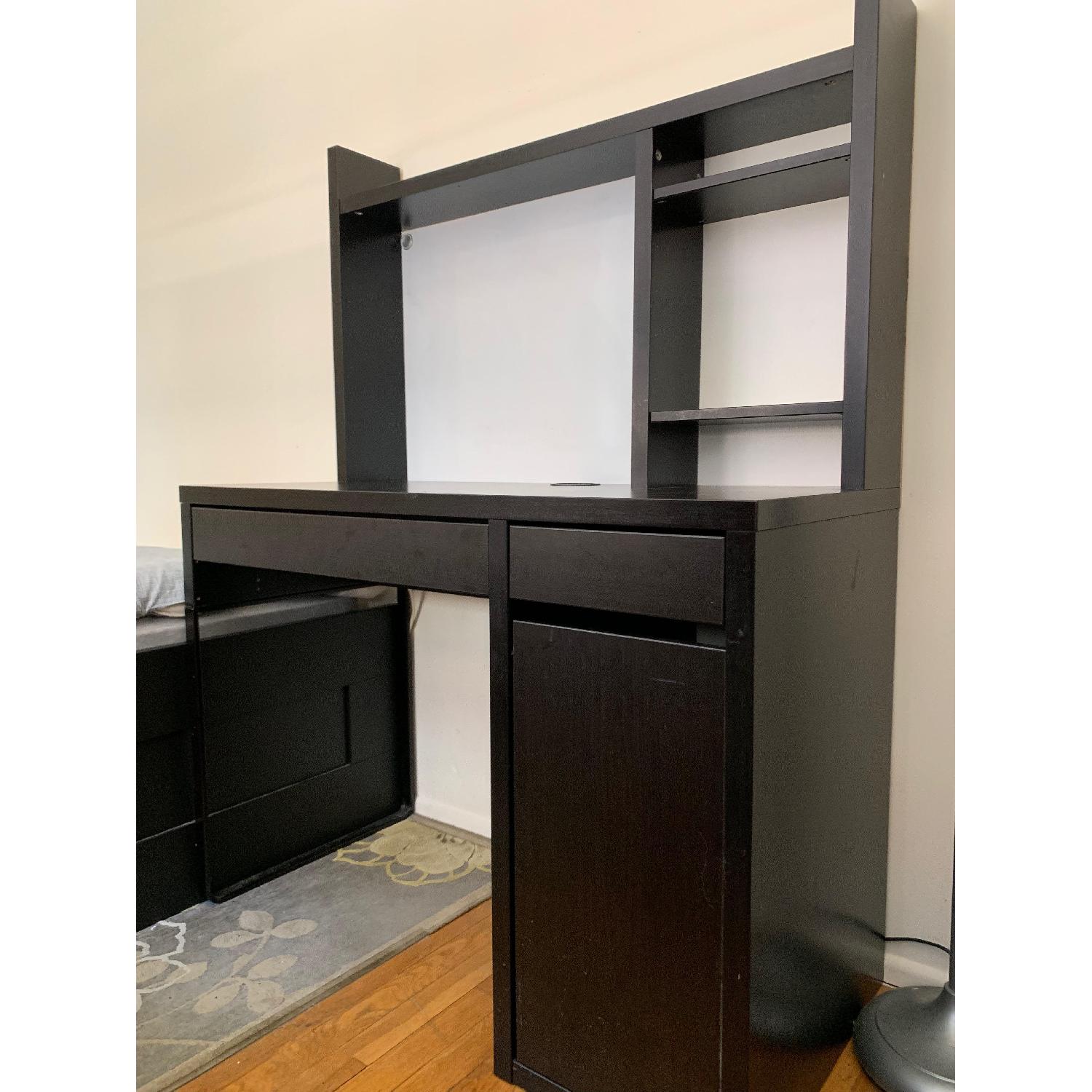 Ikea Micke Desk w/ Add On Unit - image-3