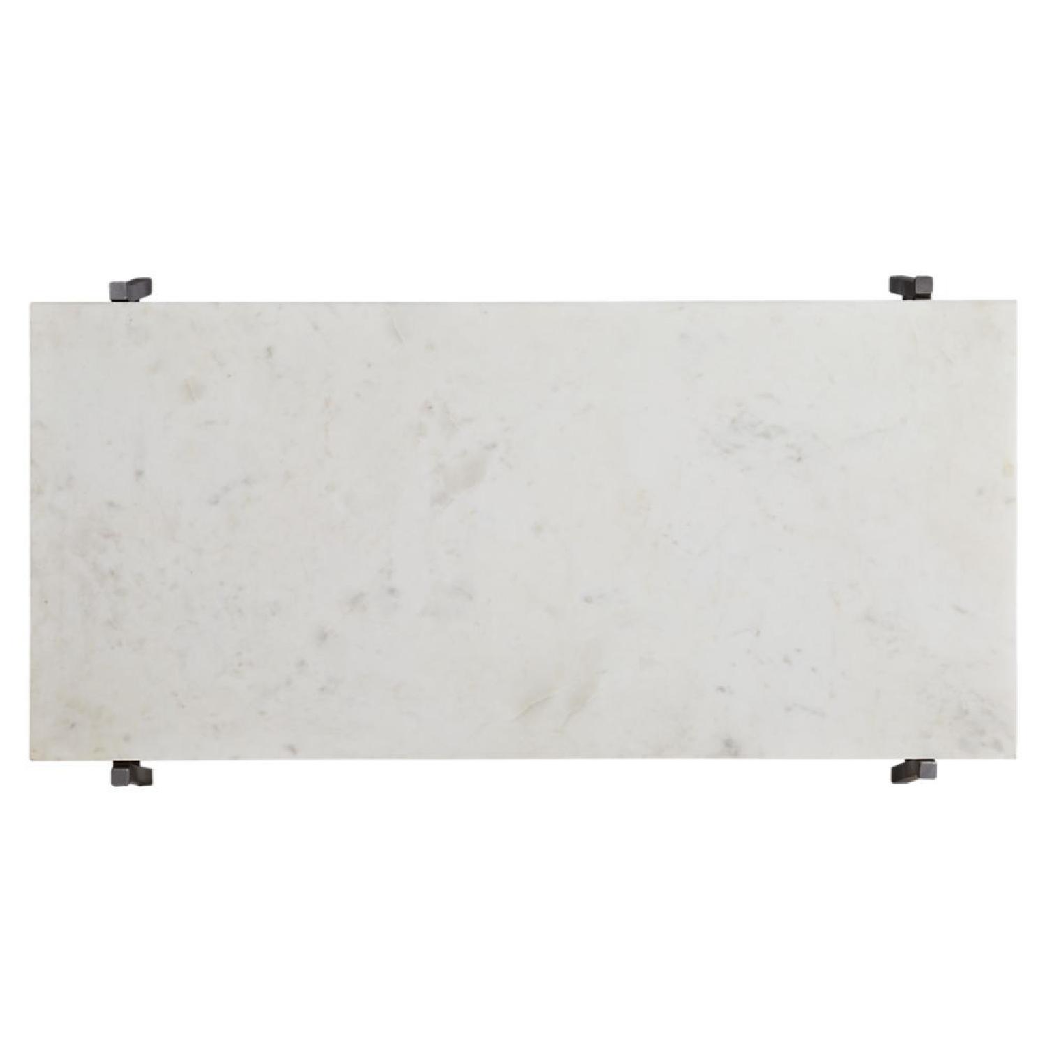 CB2 Slab Marble Coffee Table AptDeco