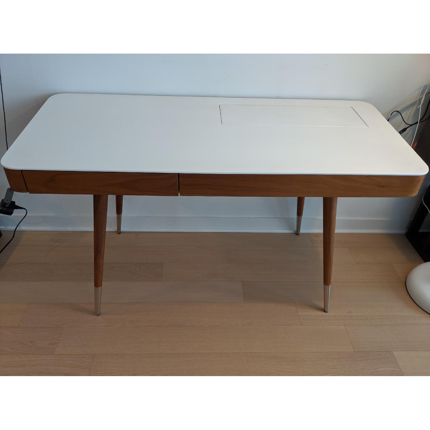 Modani Linea Office Desk in Walnut - image-4