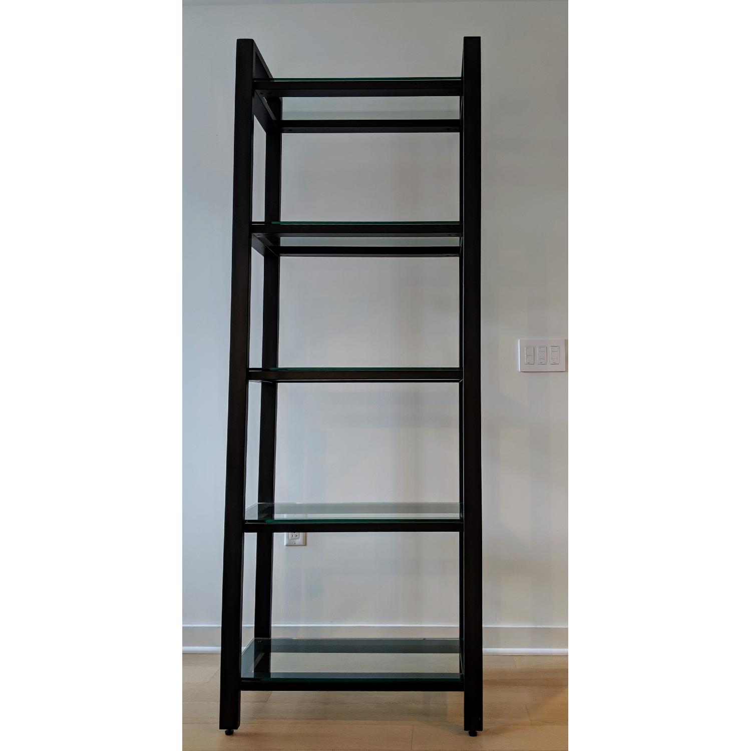 Crate & Barrel Pilsen Graphite Bookcase - image-2