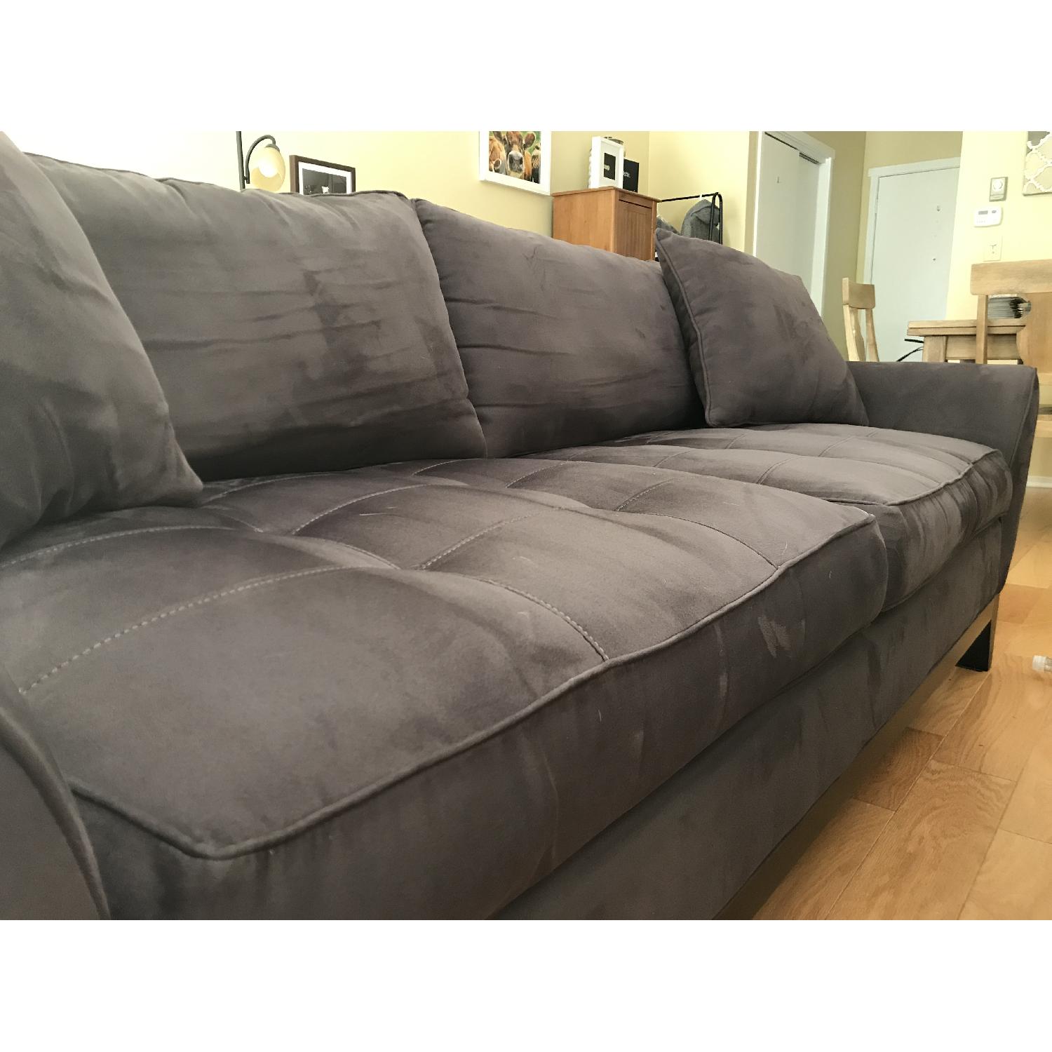Raymour Flanigan Rory Slate Apartment Sofa AptDeco raymour-flanigan-rory-slate-apartment-sofa-aptdeco