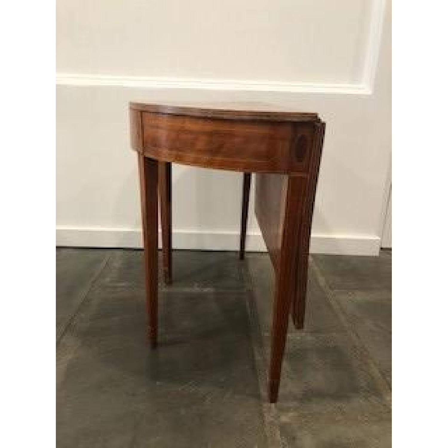 Antique Half Moon Console Table AptDeco