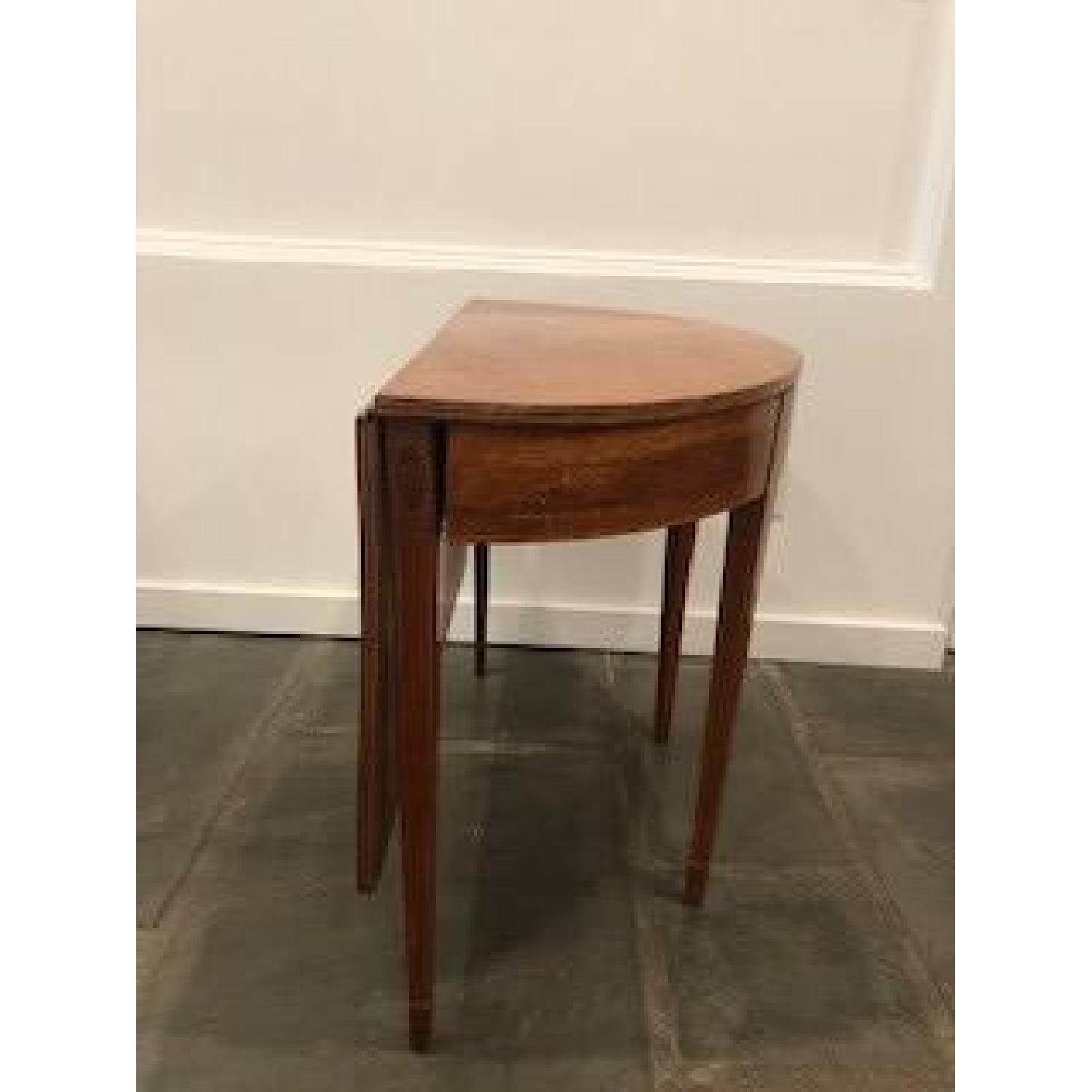 Antique Half Moon Console Table - image-3
