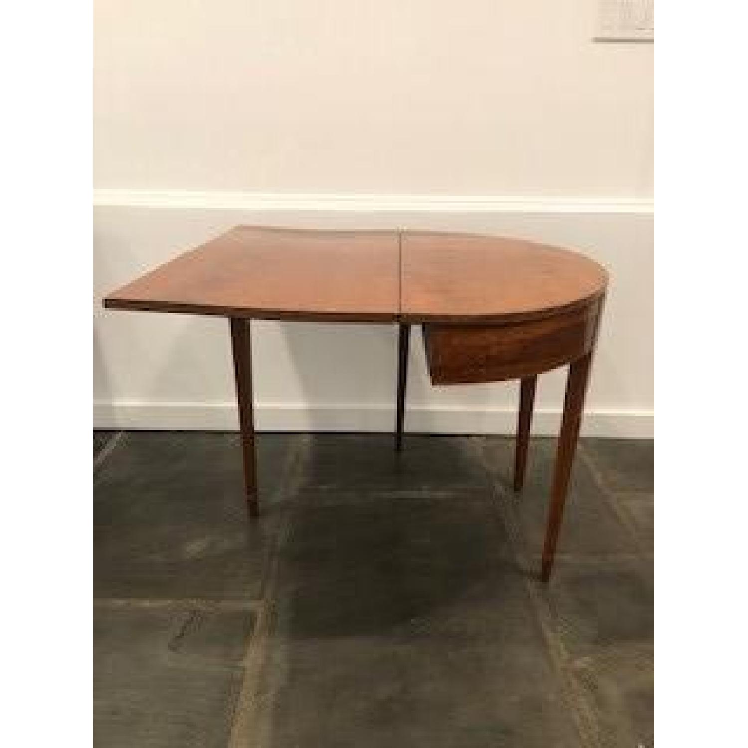 Antique Half Moon Console Table - image-4