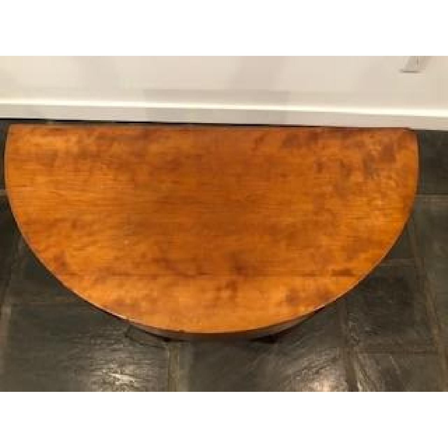 Antique Half Moon Console Table - image-6