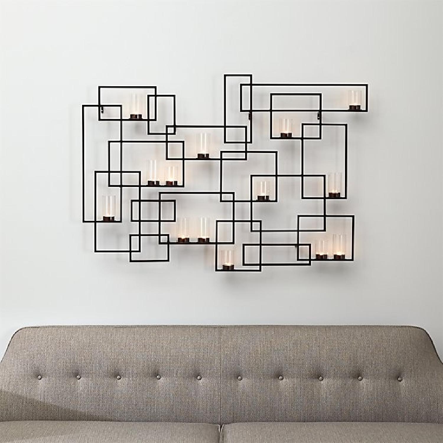 Crate & Barrel Wall Candle Holder AptDeco
