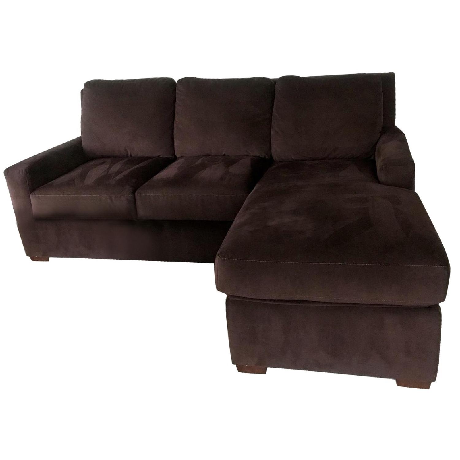 American Leather Queen Sleeper Sectional Sofa w/ Storage AptDeco