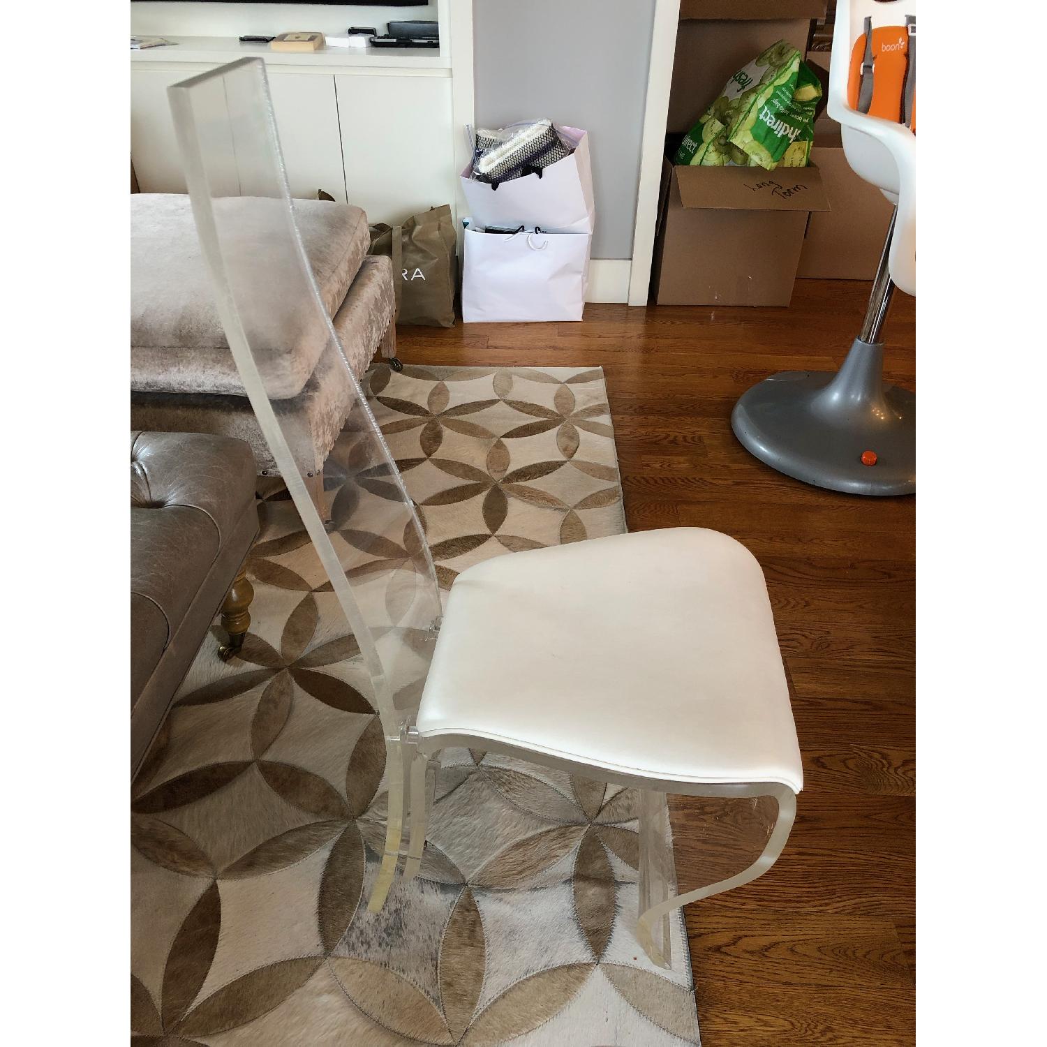 Vintage Lucite Dining Chairs - image-1
