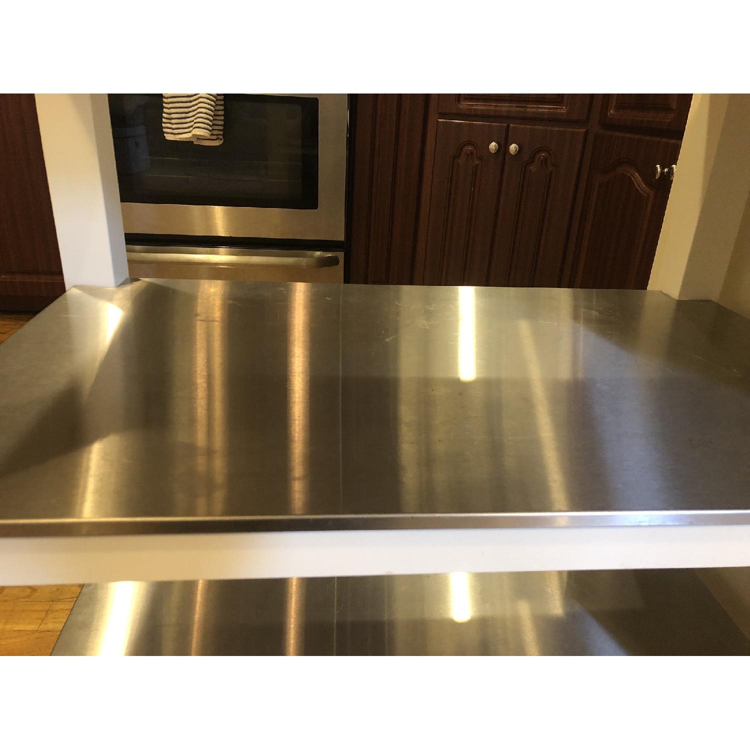 Ikea Stenstorp Kitchen Cart in White Oak - image-4